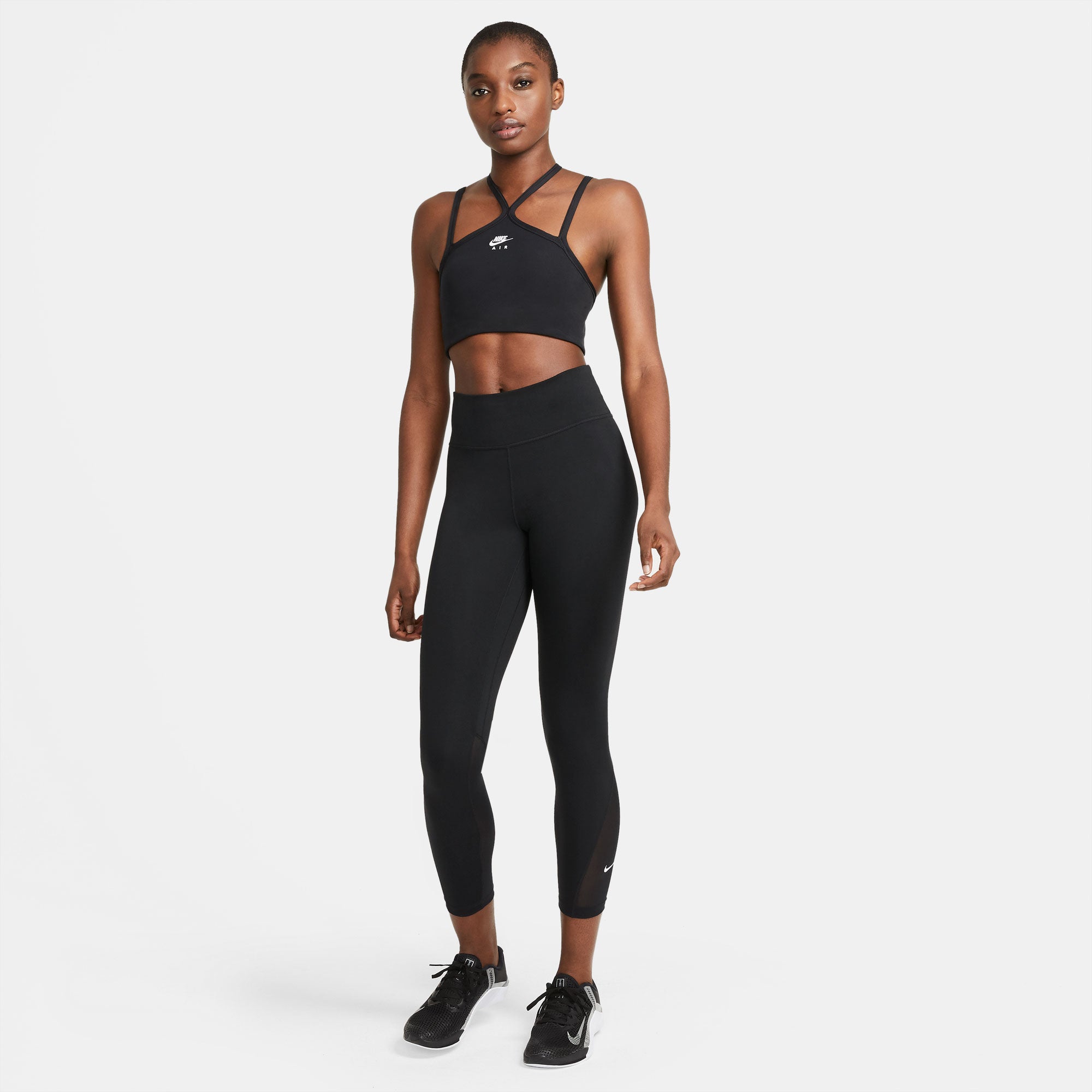 Nike One Dri-FIT Women's High-Rise Cropped Leggings - Black