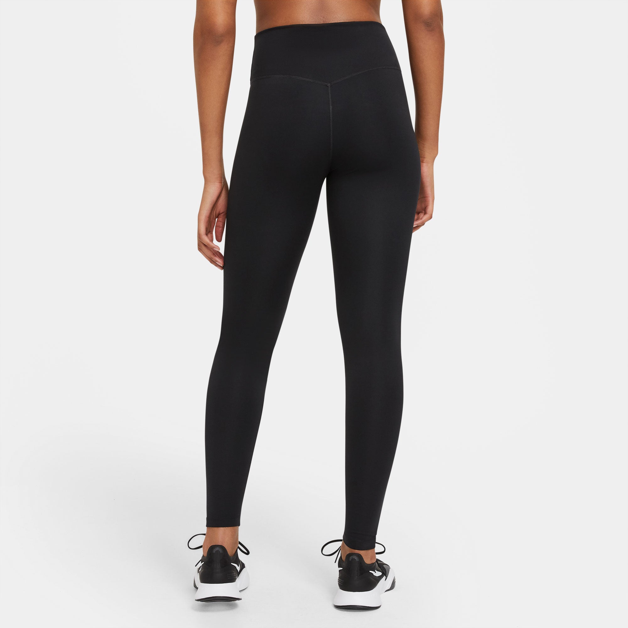 Nike One Dri FIT Leggings met Halfhoge Taille voor Dames Zwart