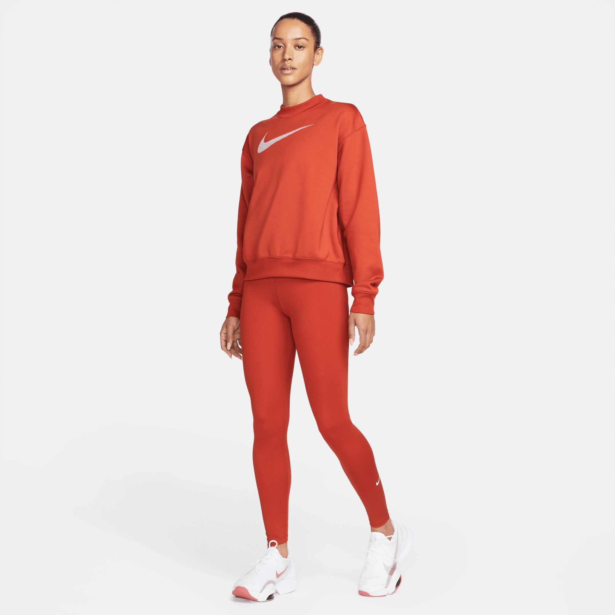 Nike Leggings ONE NWT Red Logo Mid Rise Workout Women's XS Dri-Fit Pocket -  $32 New With Tags - From Tina