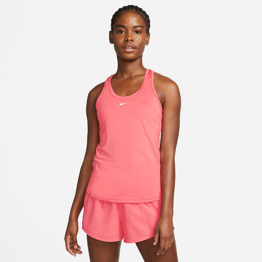 Nike One Dri-FIT Women's Slim Fit Tank Orange (1)