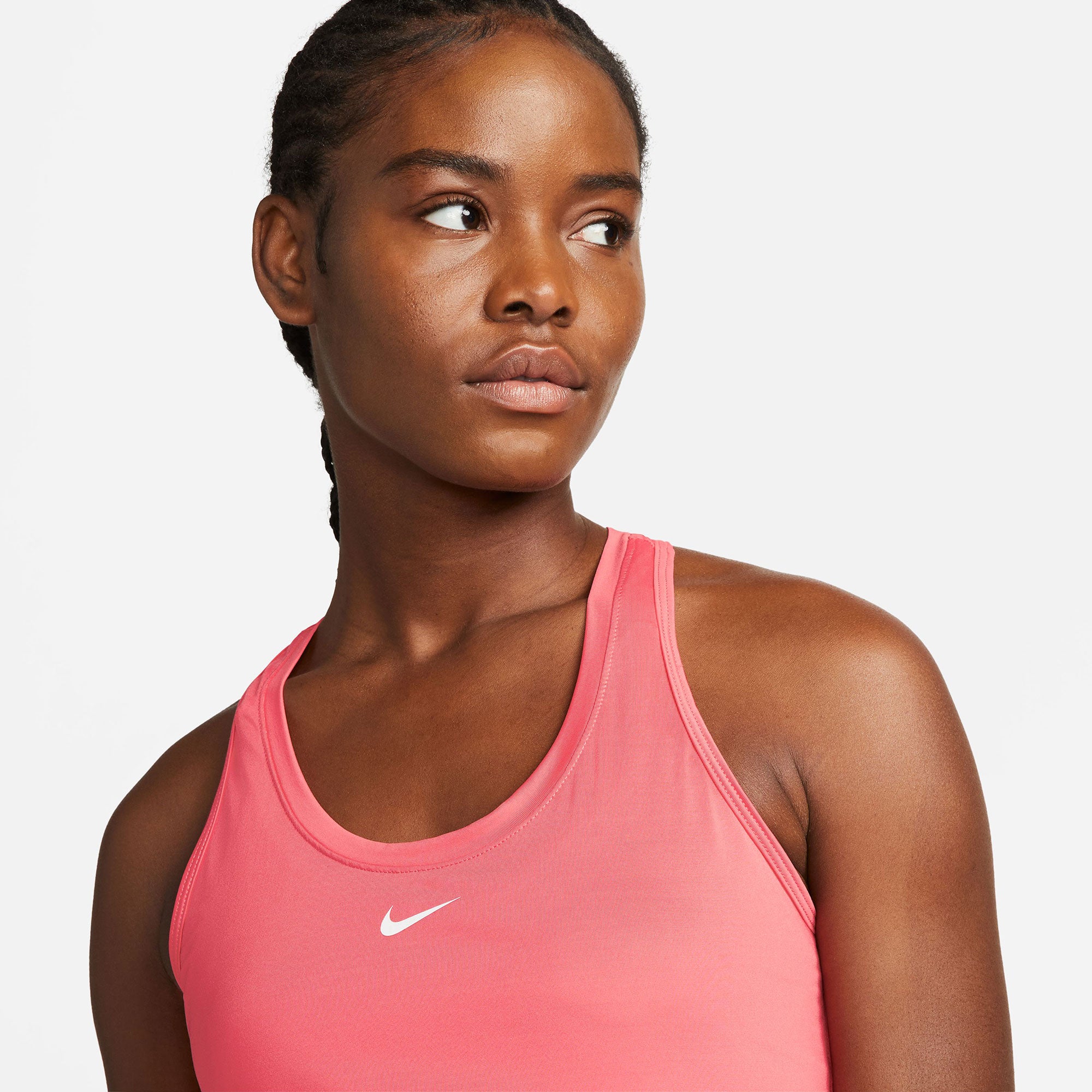 Nike One Dri-FIT Women's Slim Fit Tank Orange (3)
