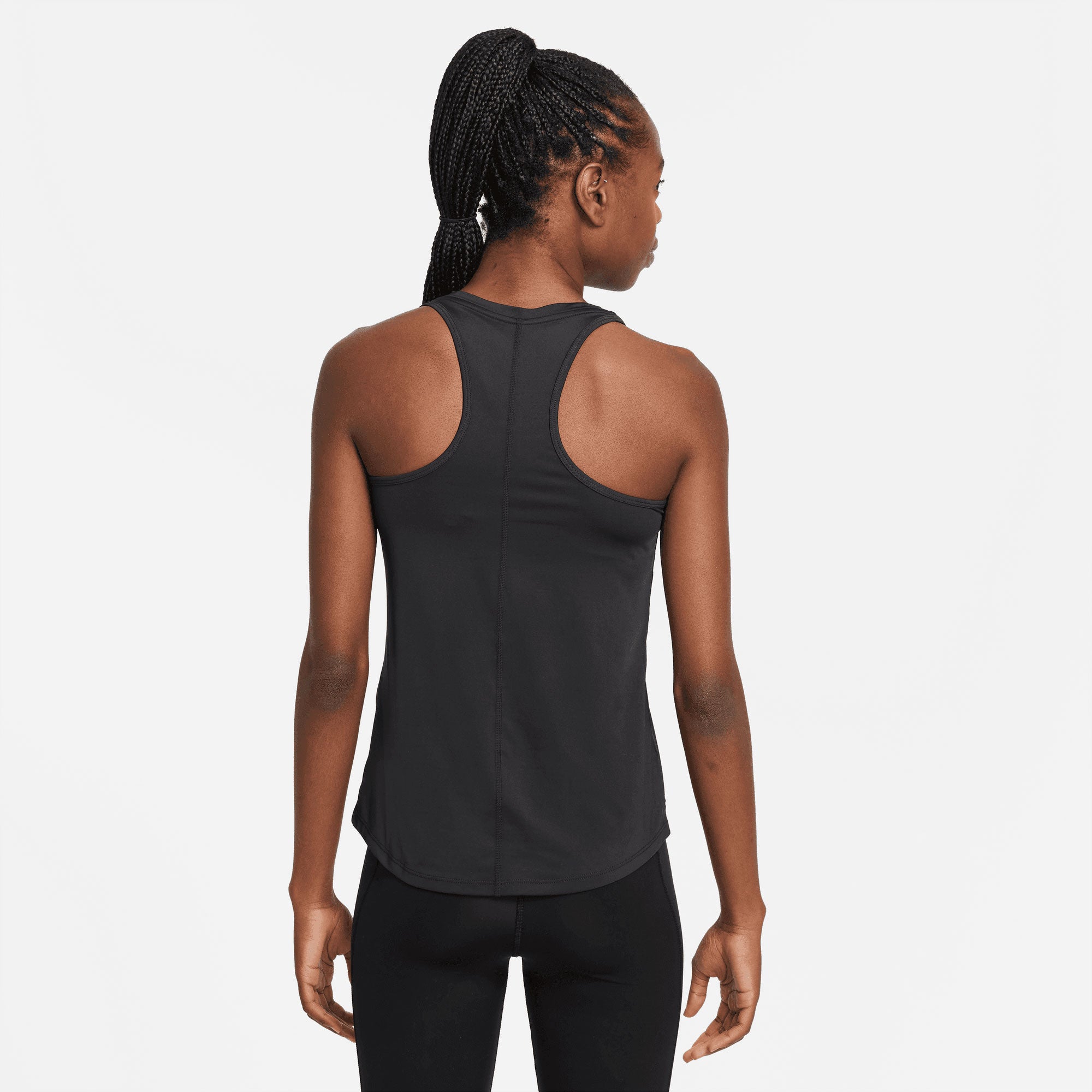 Nike One Dri-FIT Women's Slim Tank Black (2)