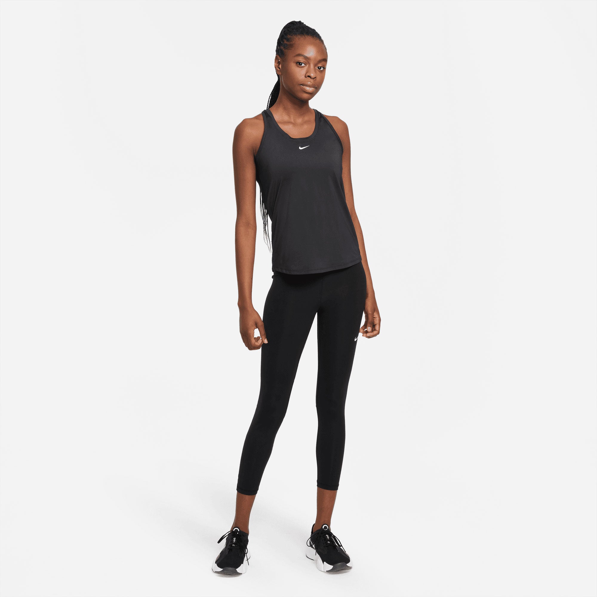 Nike One Dri-FIT Women's Slim Tank Black (4)