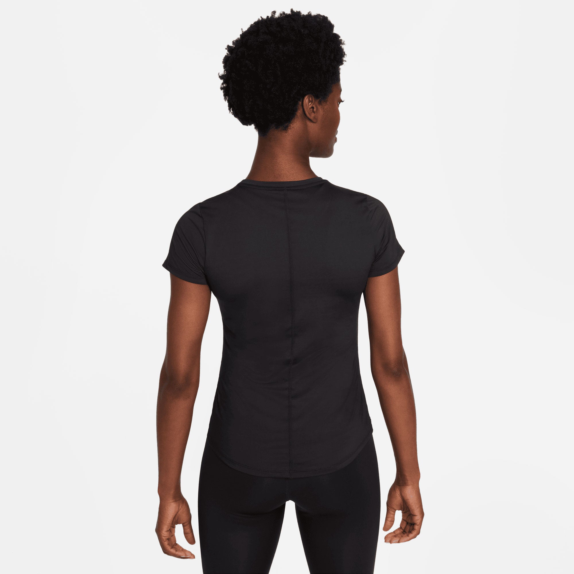 Nike One Dri-FIT Women's Slim Top Black (2)