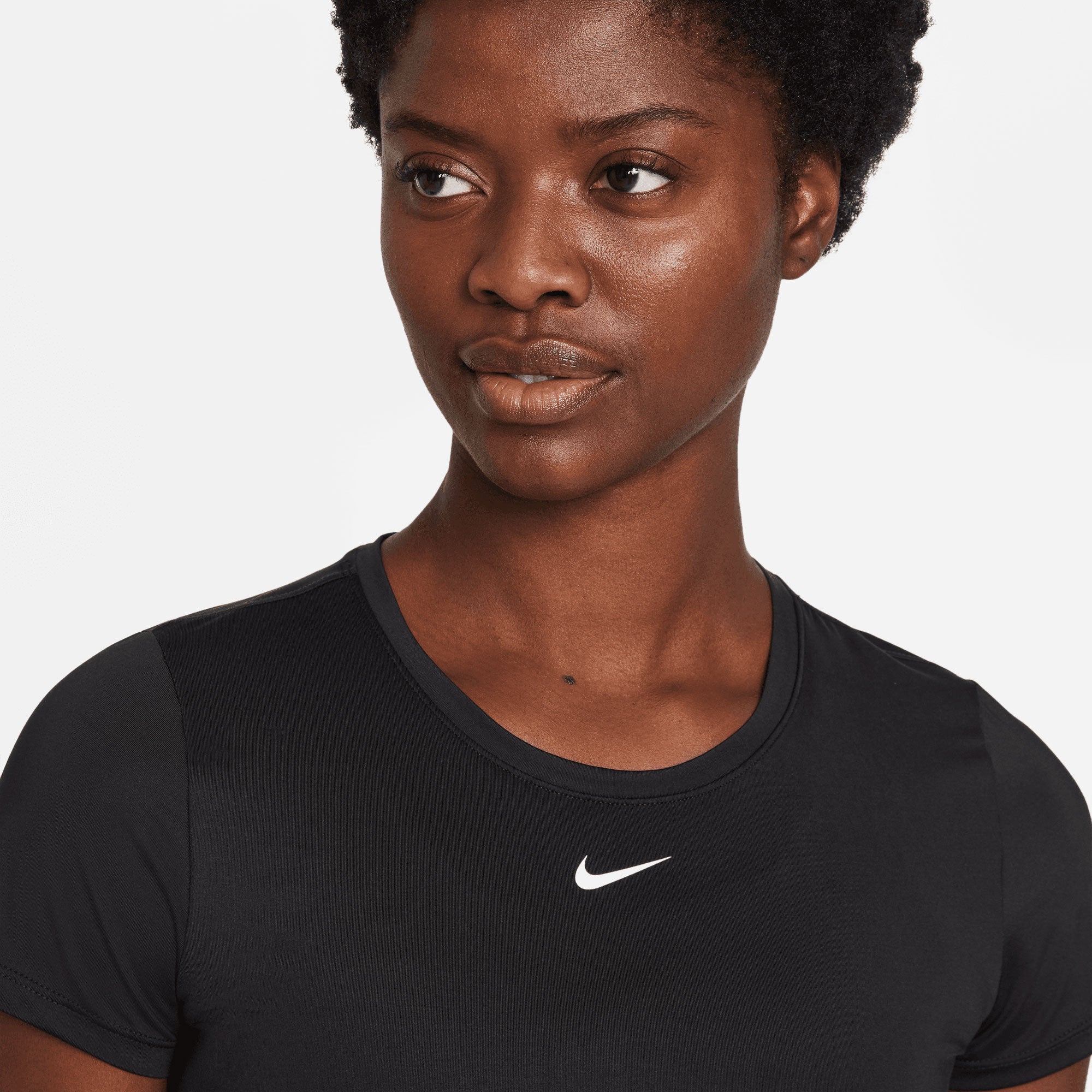 Nike One Dri-FIT Women's Slim Top Black (3)