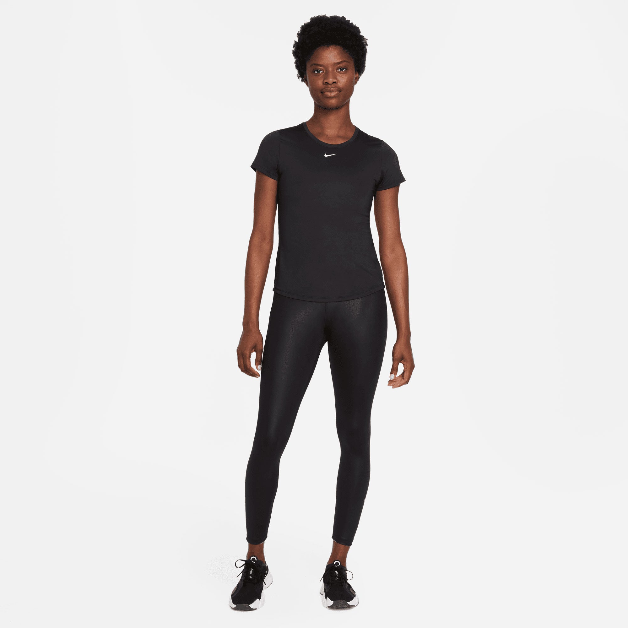 Nike One Dri-FIT Women's Slim Top Black (4)