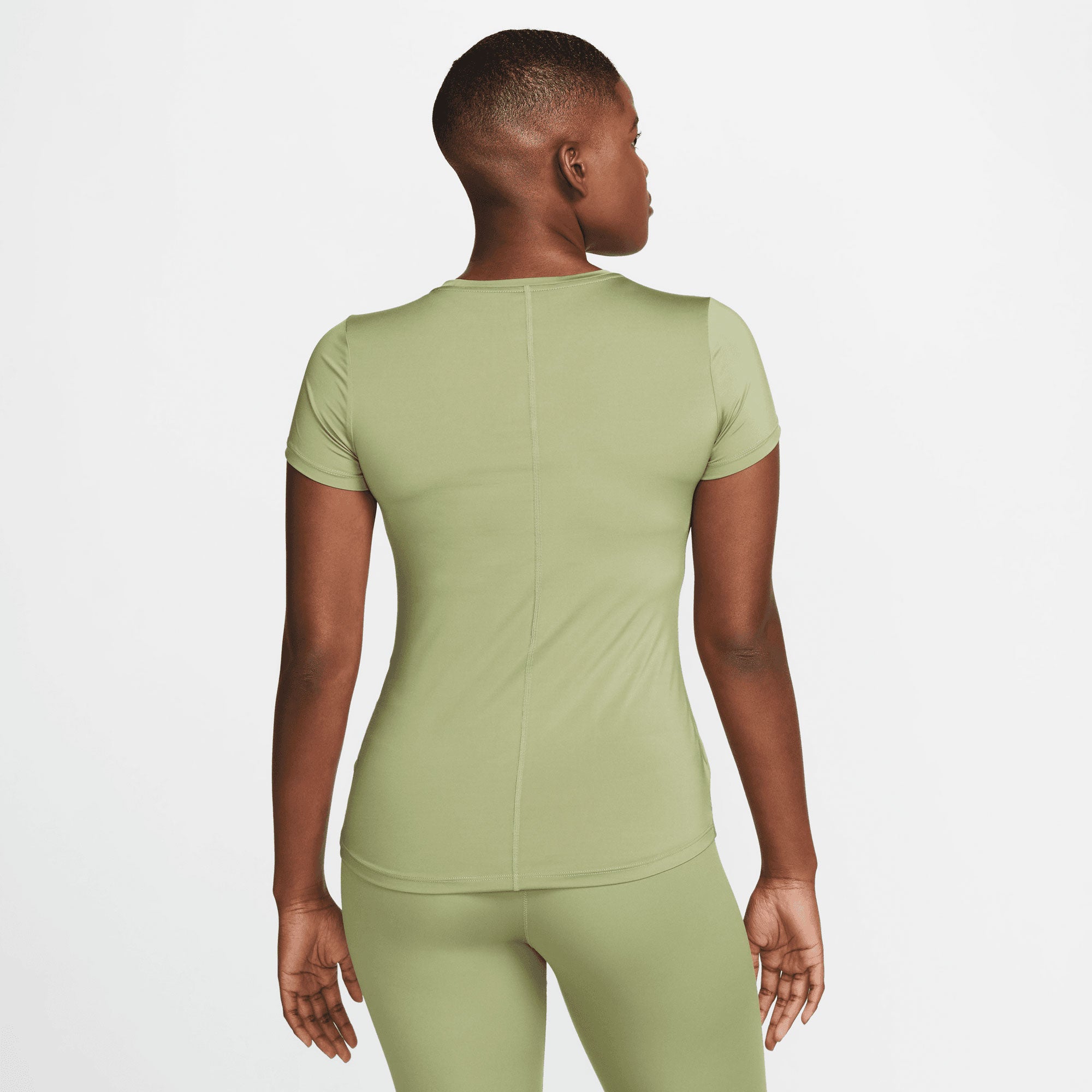Nike One Dri-FIT Women's Slim Top Green (2)