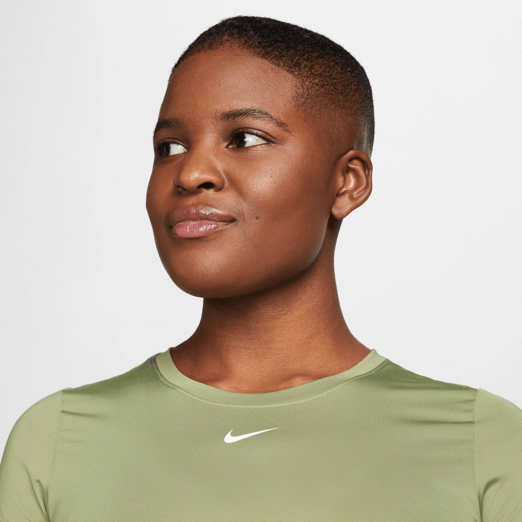 Nike One Dri-FIT Women's Slim Top Green (3)