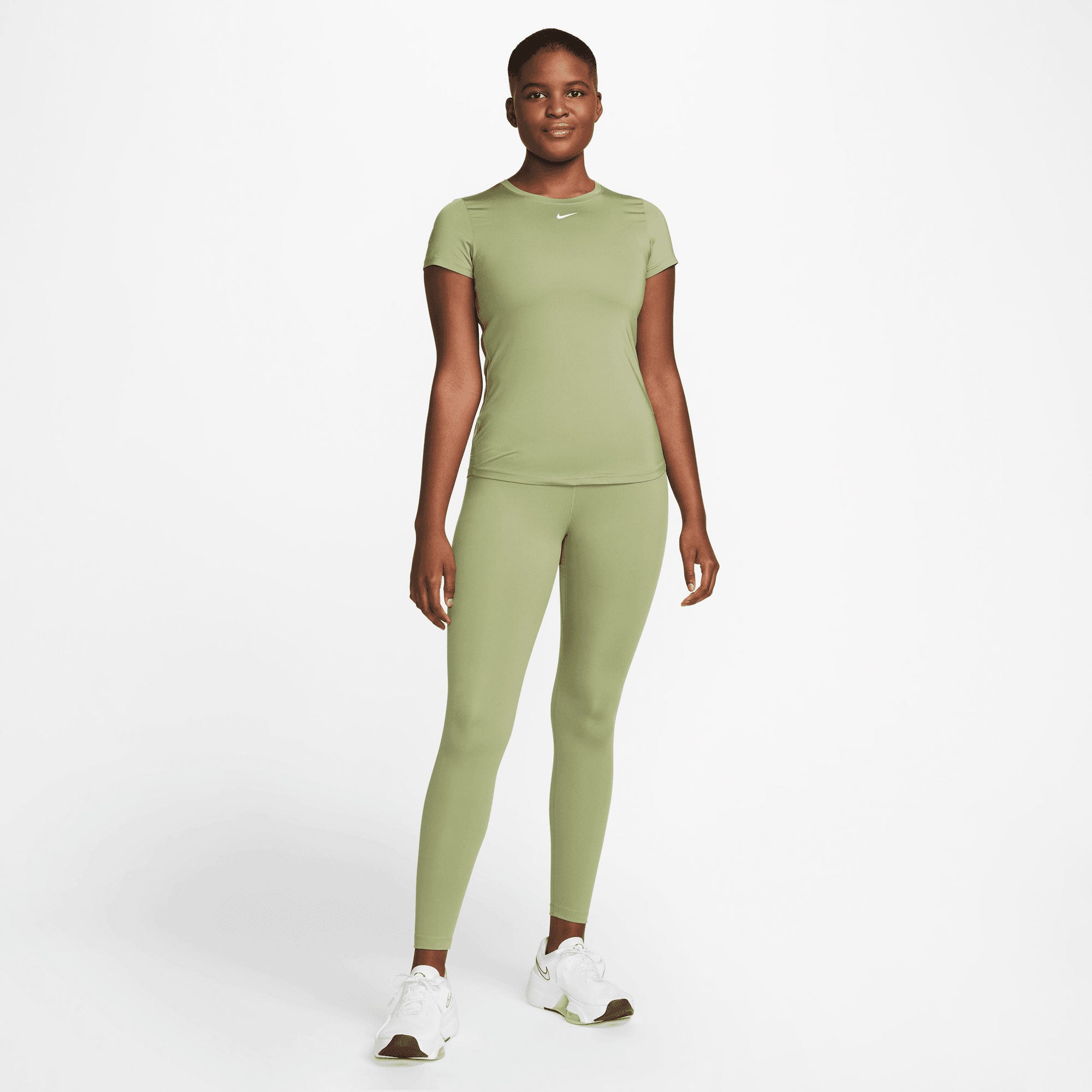Nike One Dri-FIT Women's Slim Top Green (4)