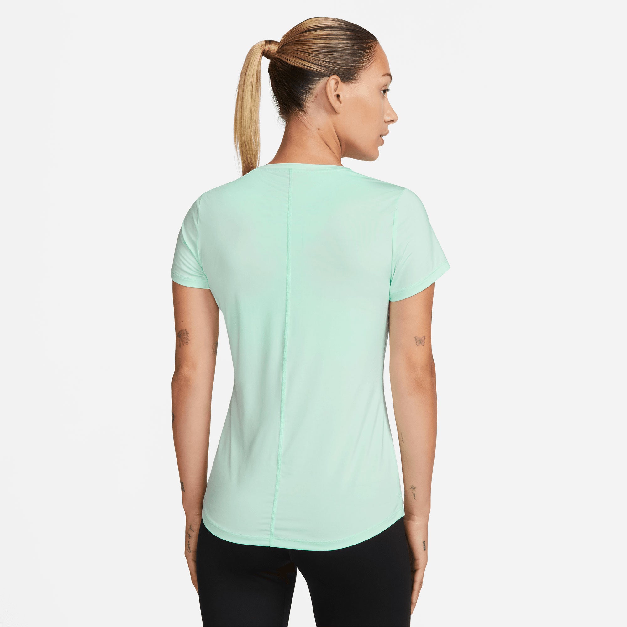 Nike One Dri-FIT Women's Slim Top Green (2)