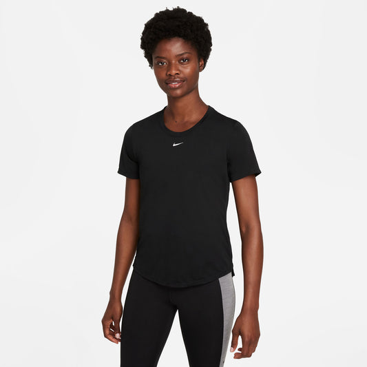 Nike One Dri-FIT Women's Standard Fit Shirt Black (1)