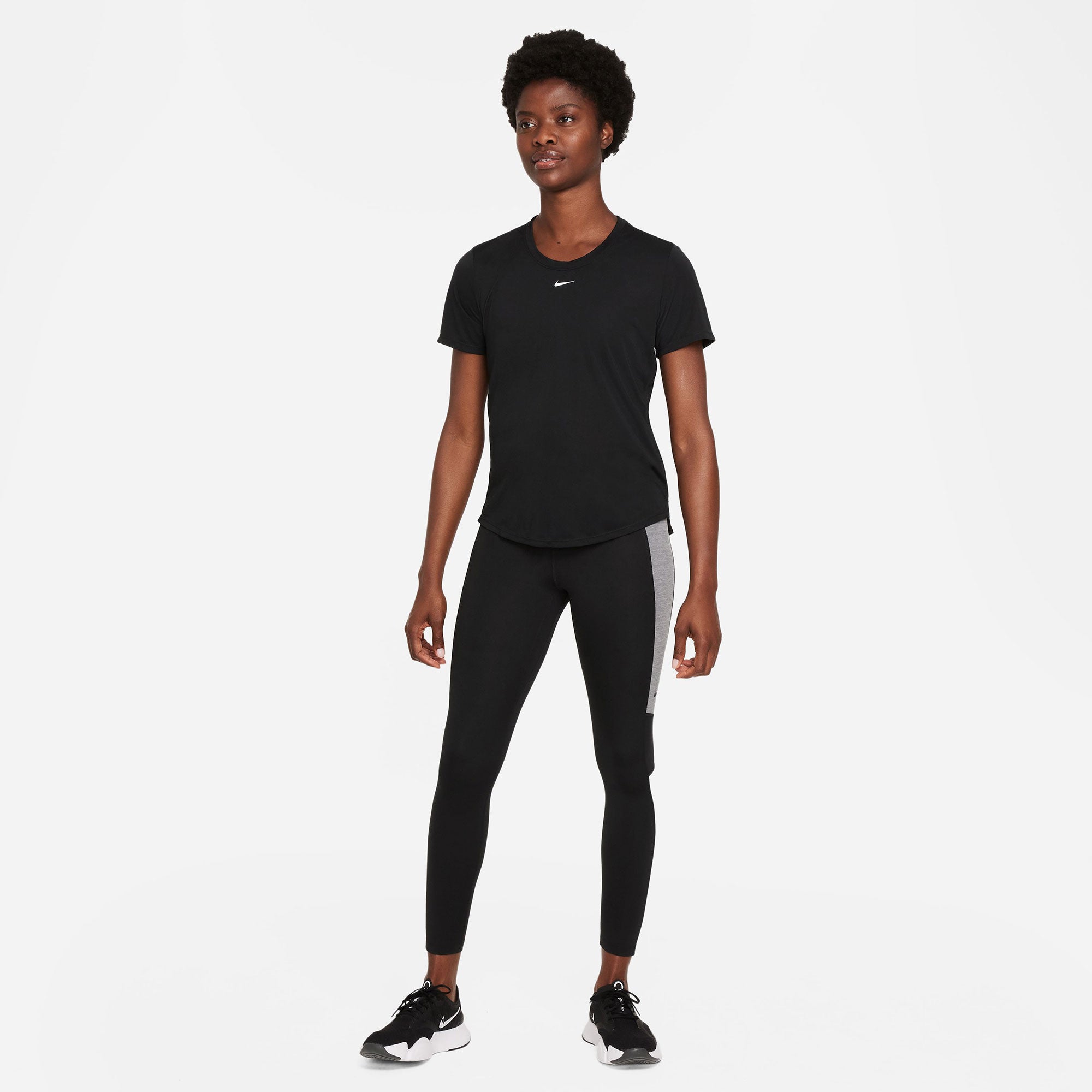 Nike One Dri-FIT Women's Standard Fit Shirt Black (5)
