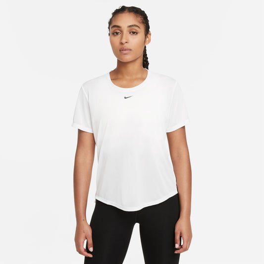 Nike One Dri-FIT Women's Standard Fit Shirt White (1)