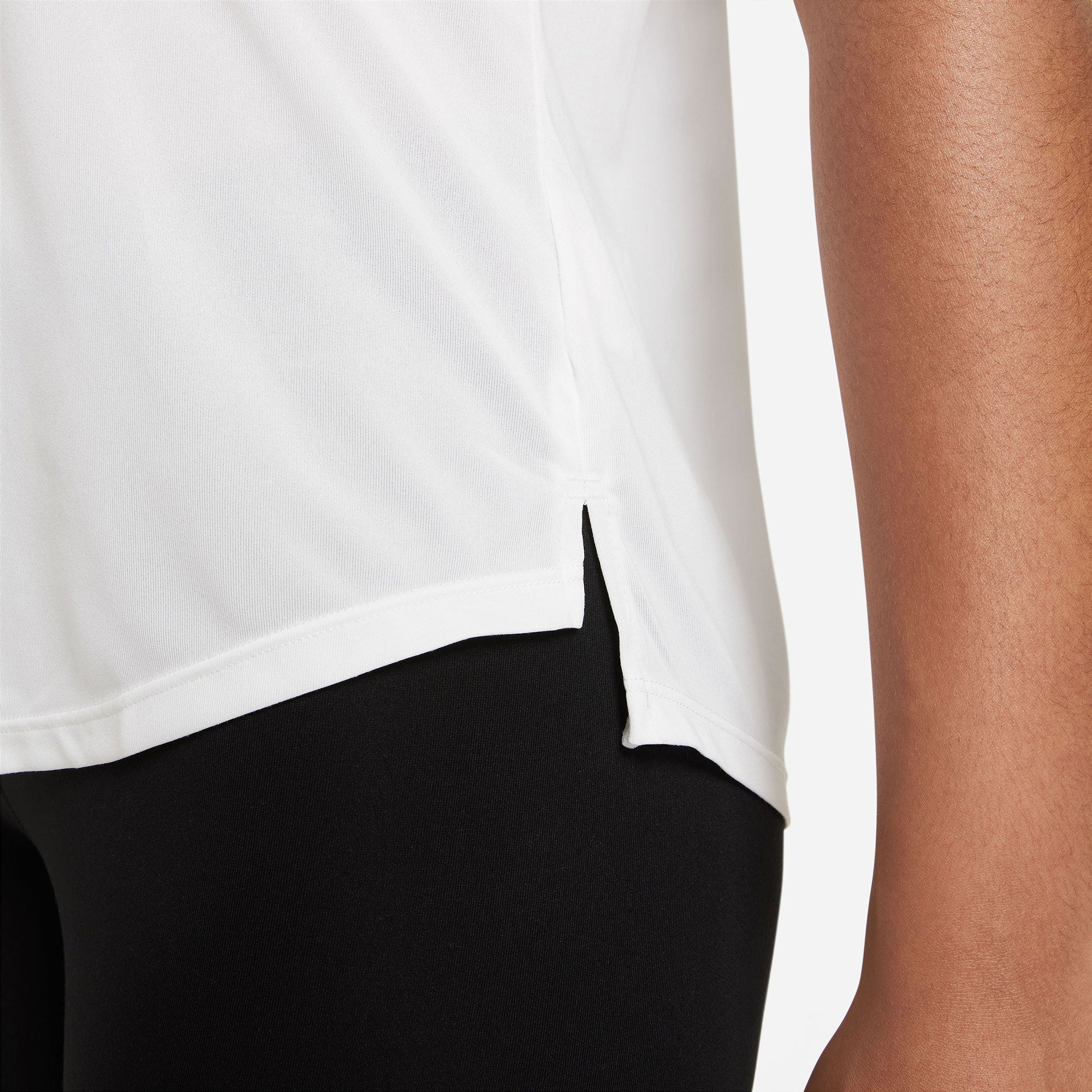 Nike One Dri-FIT Women's Standard Fit Shirt White (4)