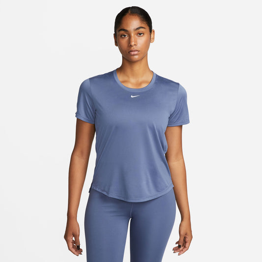 Nike One Dri-FIT Women's Standard Fit Shirt Blue (1)