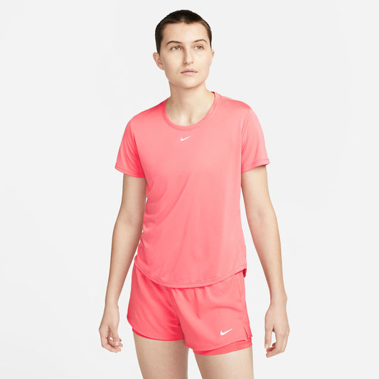 Nike One Dri-FIT Women's Standard Fit Shirt Orange (1)