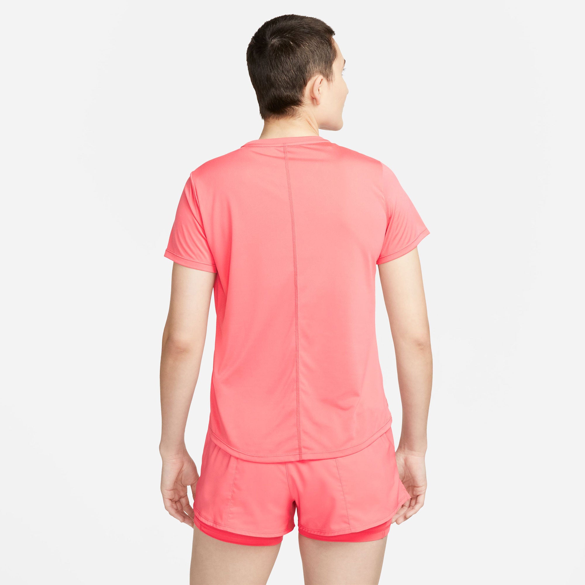 Nike One Dri-FIT Women's Standard Fit Shirt Orange (2)