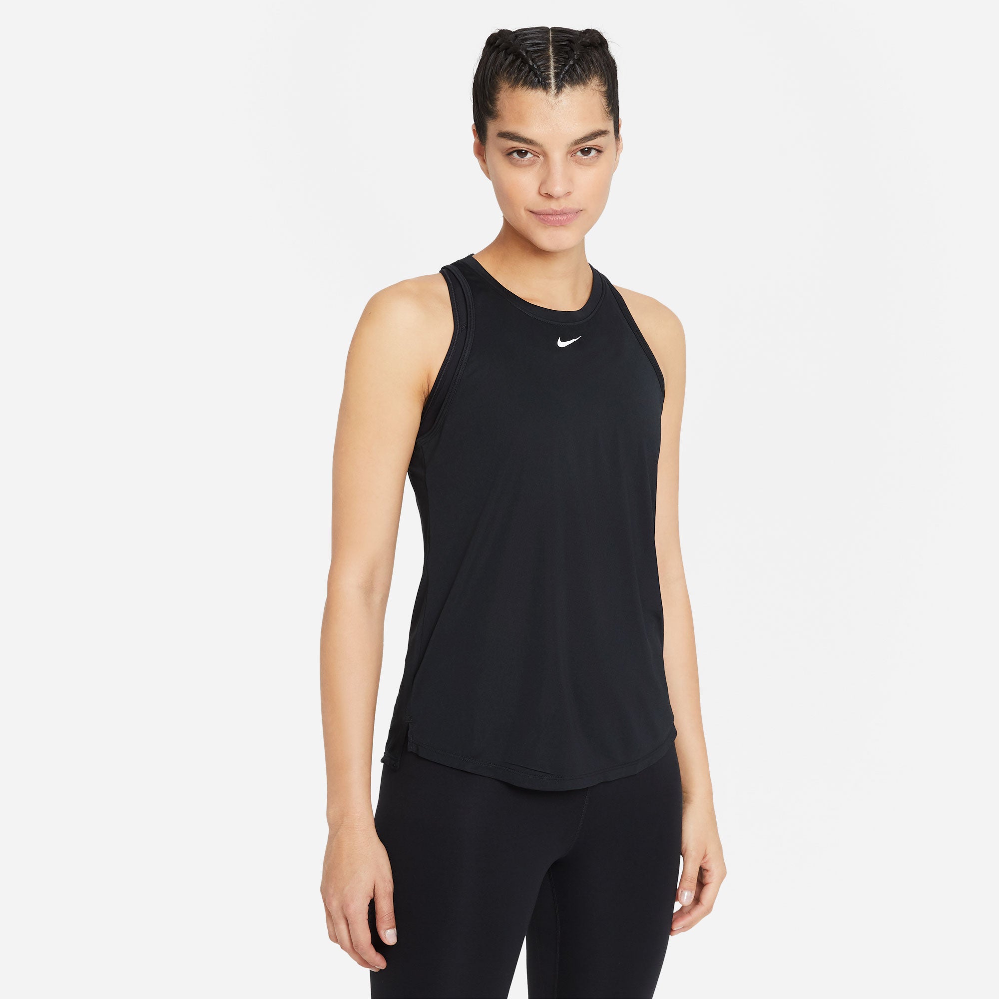 Nike One Dri-FIT Women's Standard Fit Tank Black (1)