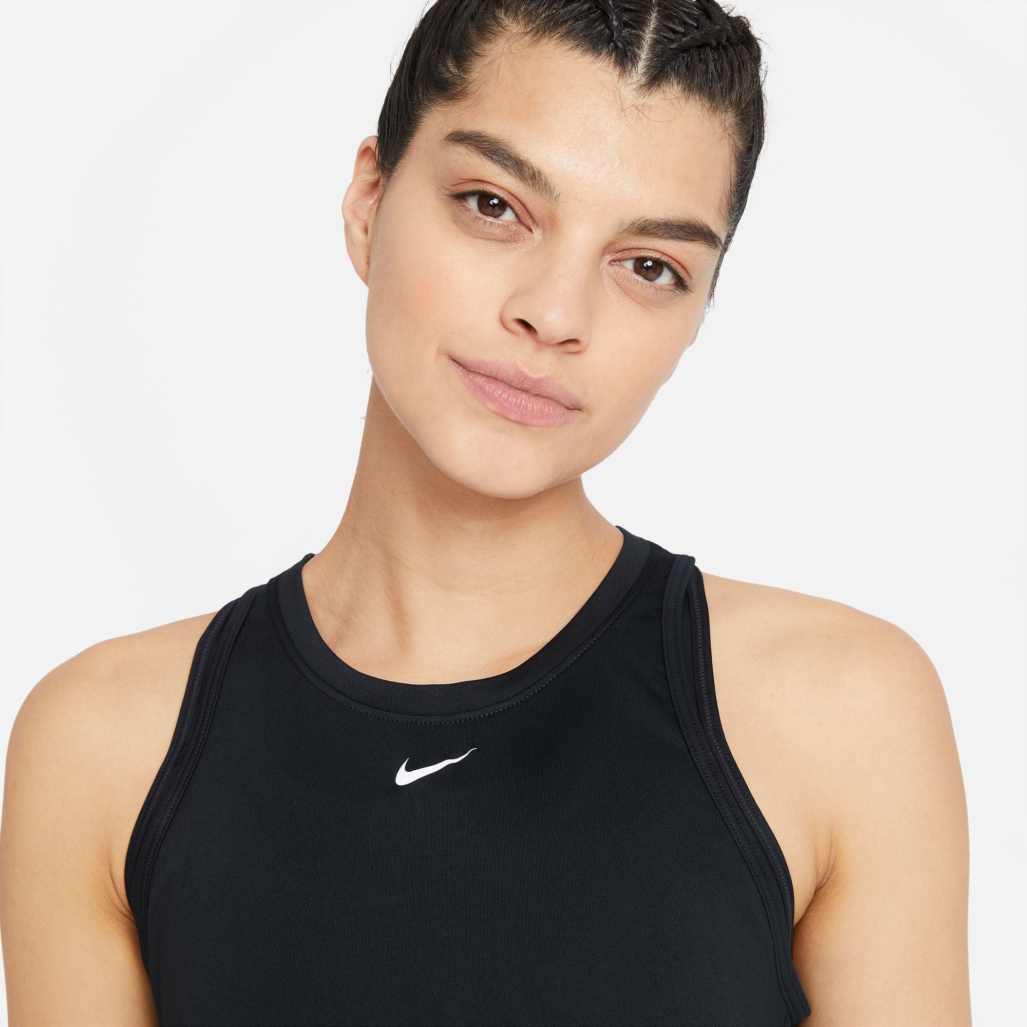 Nike One Dri-FIT Women's Standard Fit Tank Black (3)