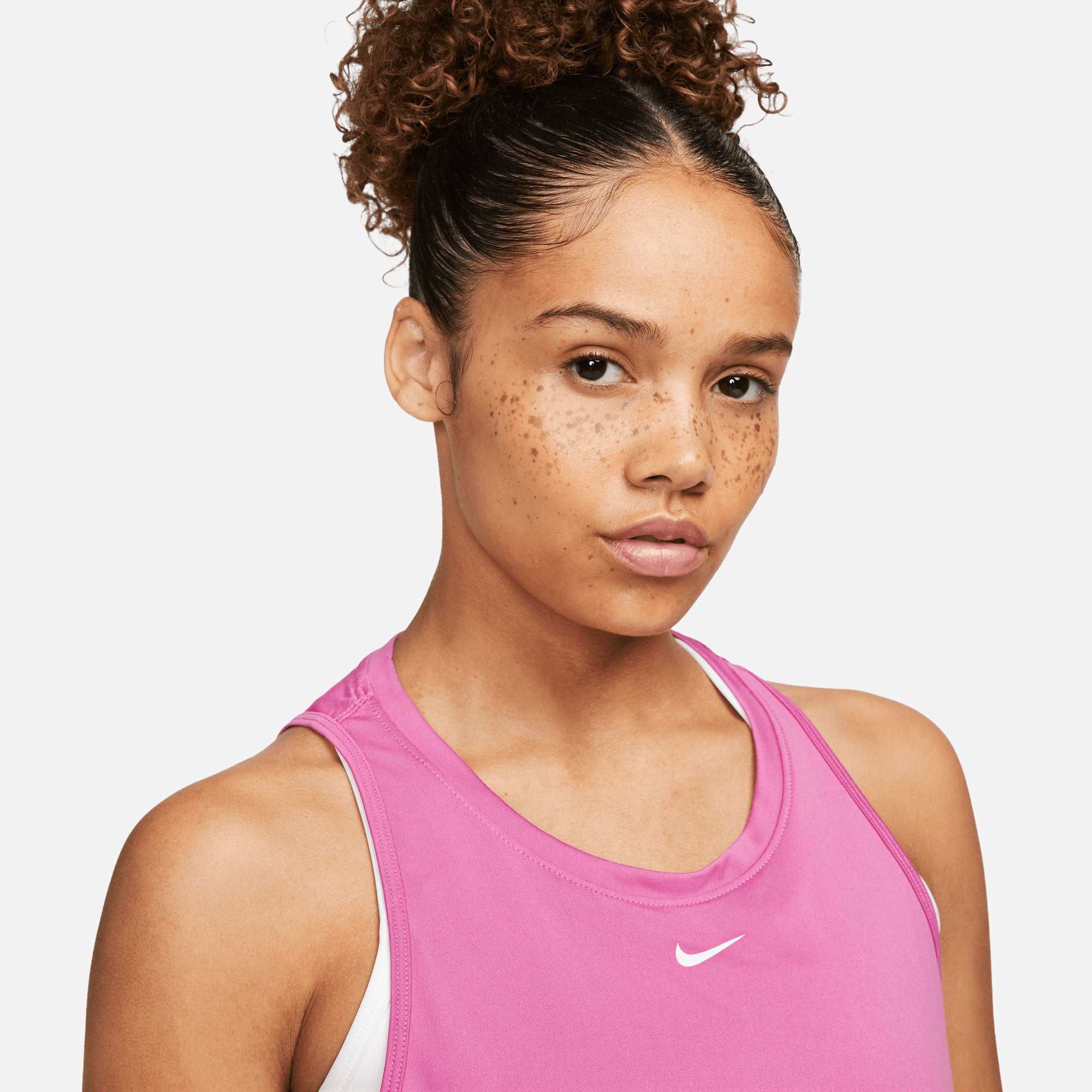 Nike One Dri-FIT Women's Standard Fit Tank Pink (3)