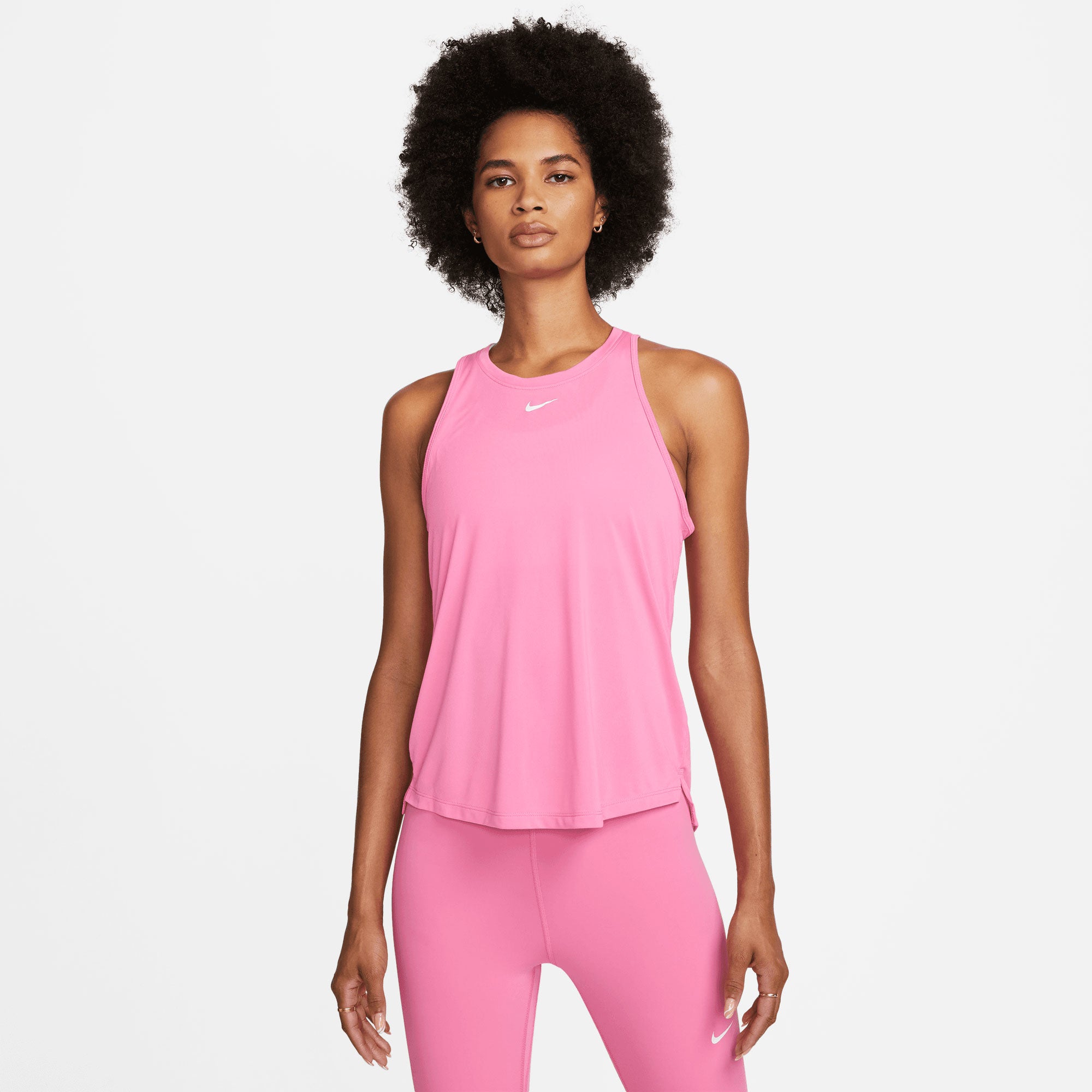Nike One Dri-FIT Women's Standard Fit Tank Pink (1)