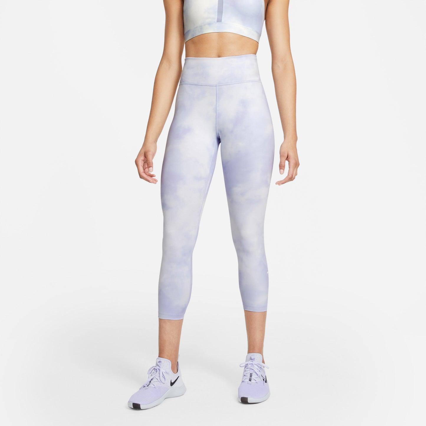 Nike One Icon Clash Women's Tights Purple (1)