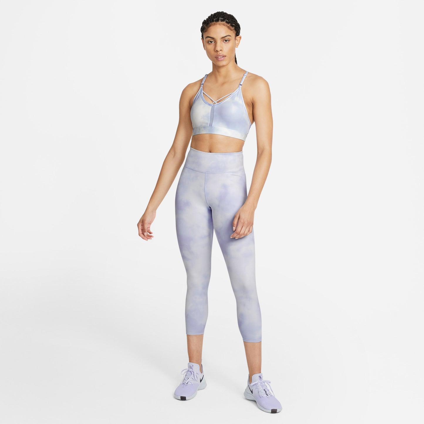 Nike One Icon Clash Women's Tights Purple (3)
