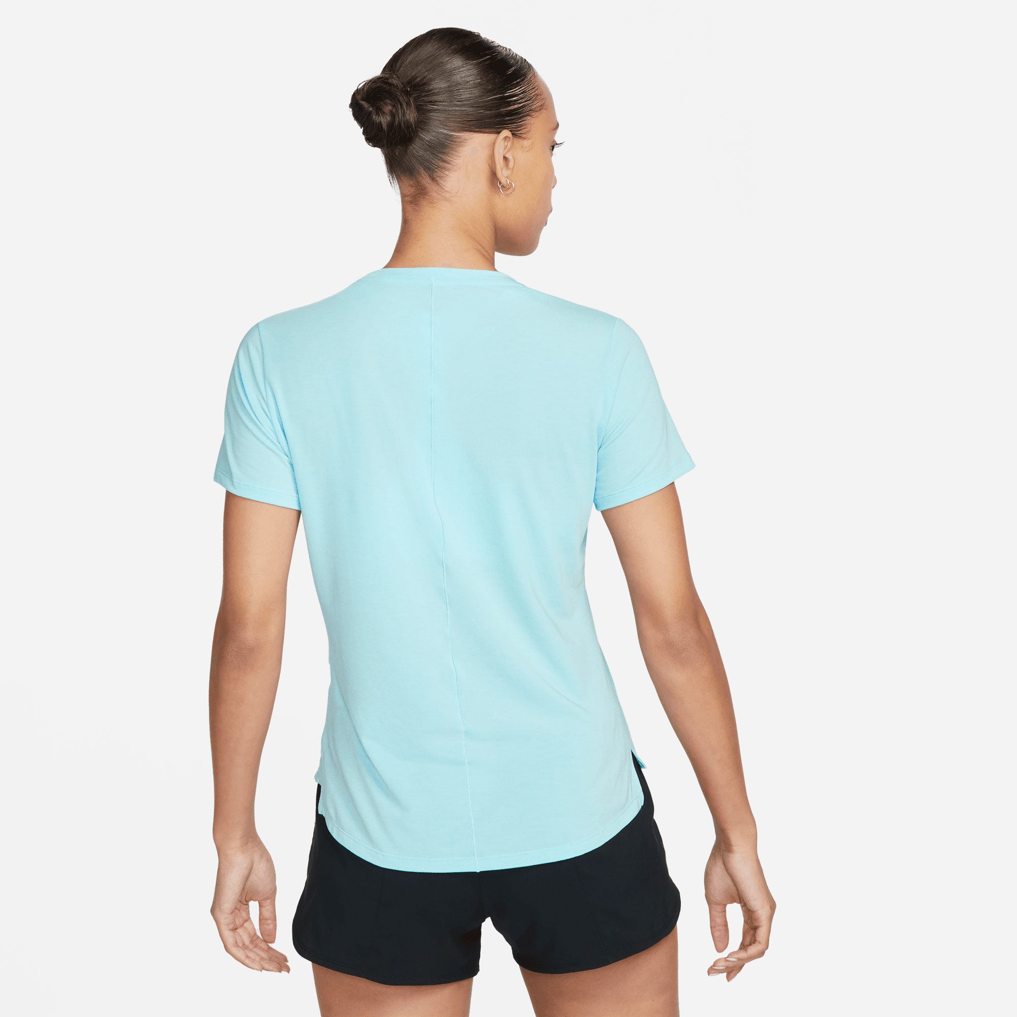 Nike One Luxe Dri-FIT Women's Standard Fit Shirt Blue (2)