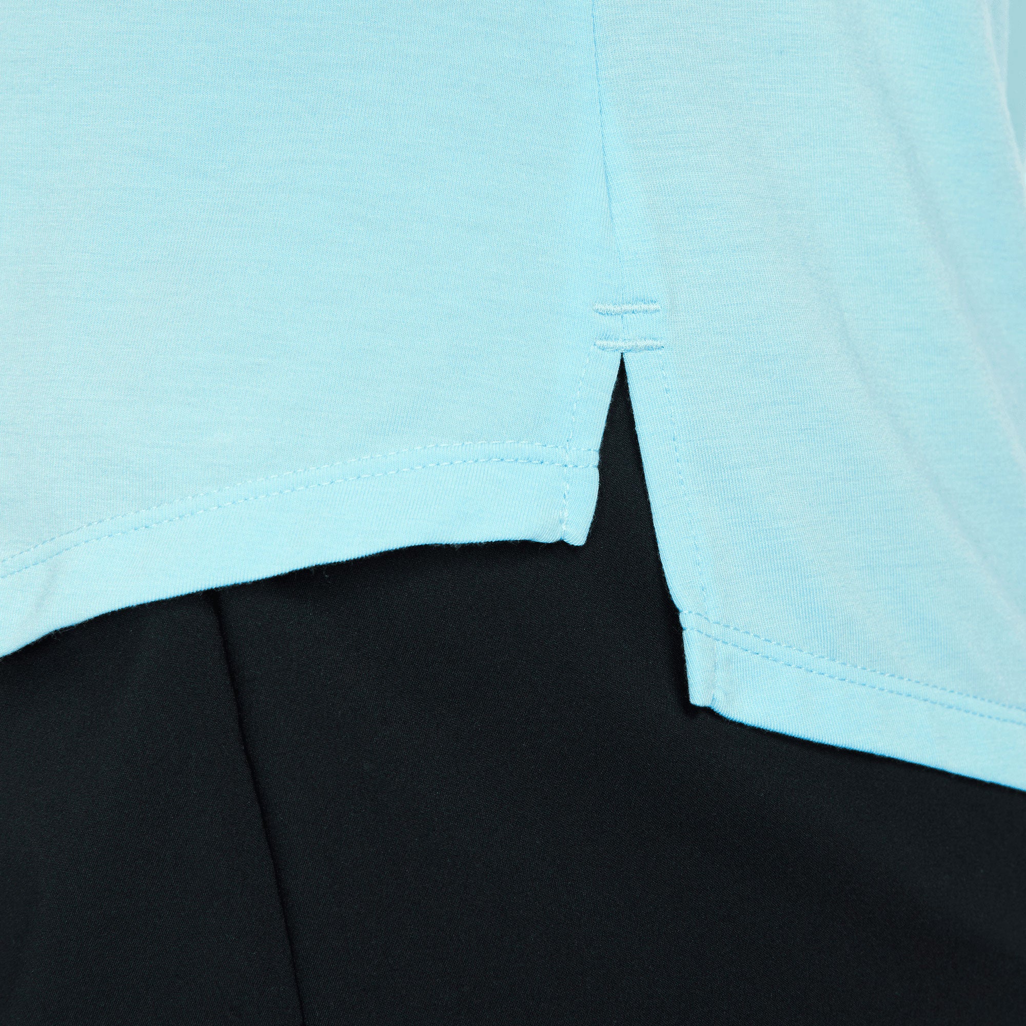 Nike One Luxe Dri-FIT Women's Standard Fit Shirt Blue (4)