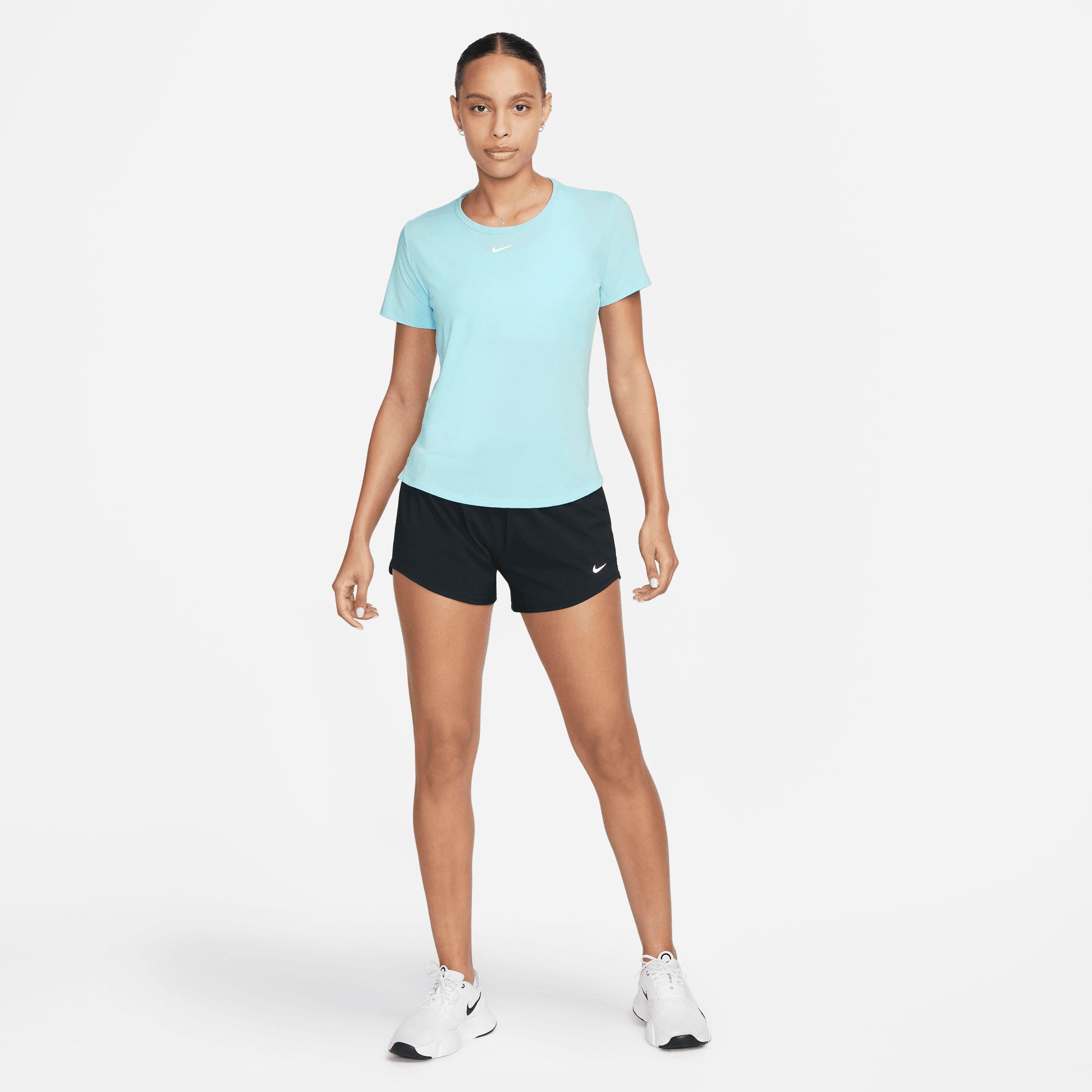 Nike One Luxe Dri-FIT Women's Standard Fit Shirt Blue (5)