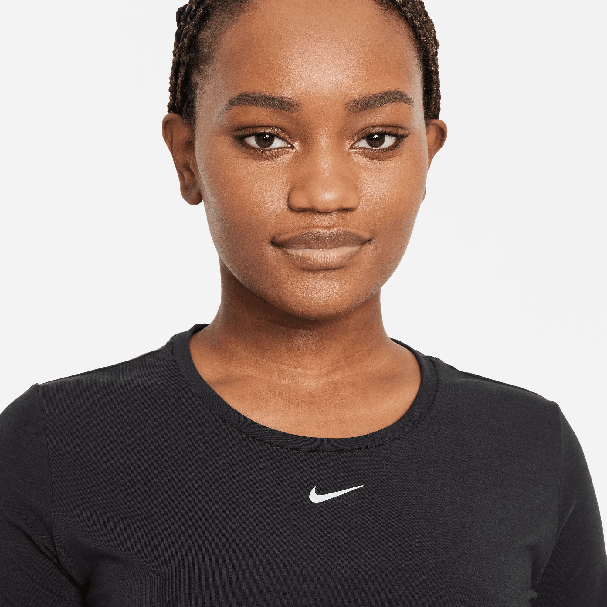 Nike One Luxe Dri-FIT Women's Standard Fit SS Top Black (3)