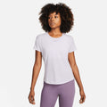 Nike One Luxe Dri-FIT Women's Standard Fit SS Top Purple (1)