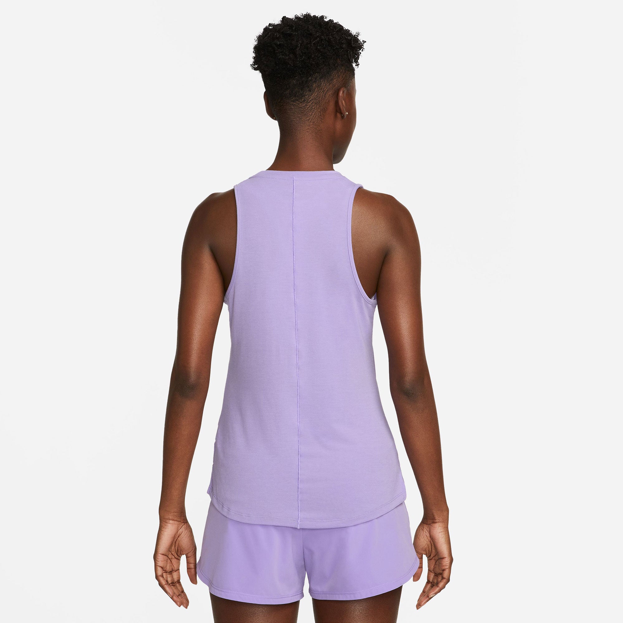 Nike One Luxe Dri-FIT Women's Standard Fit Tank Purple (2)