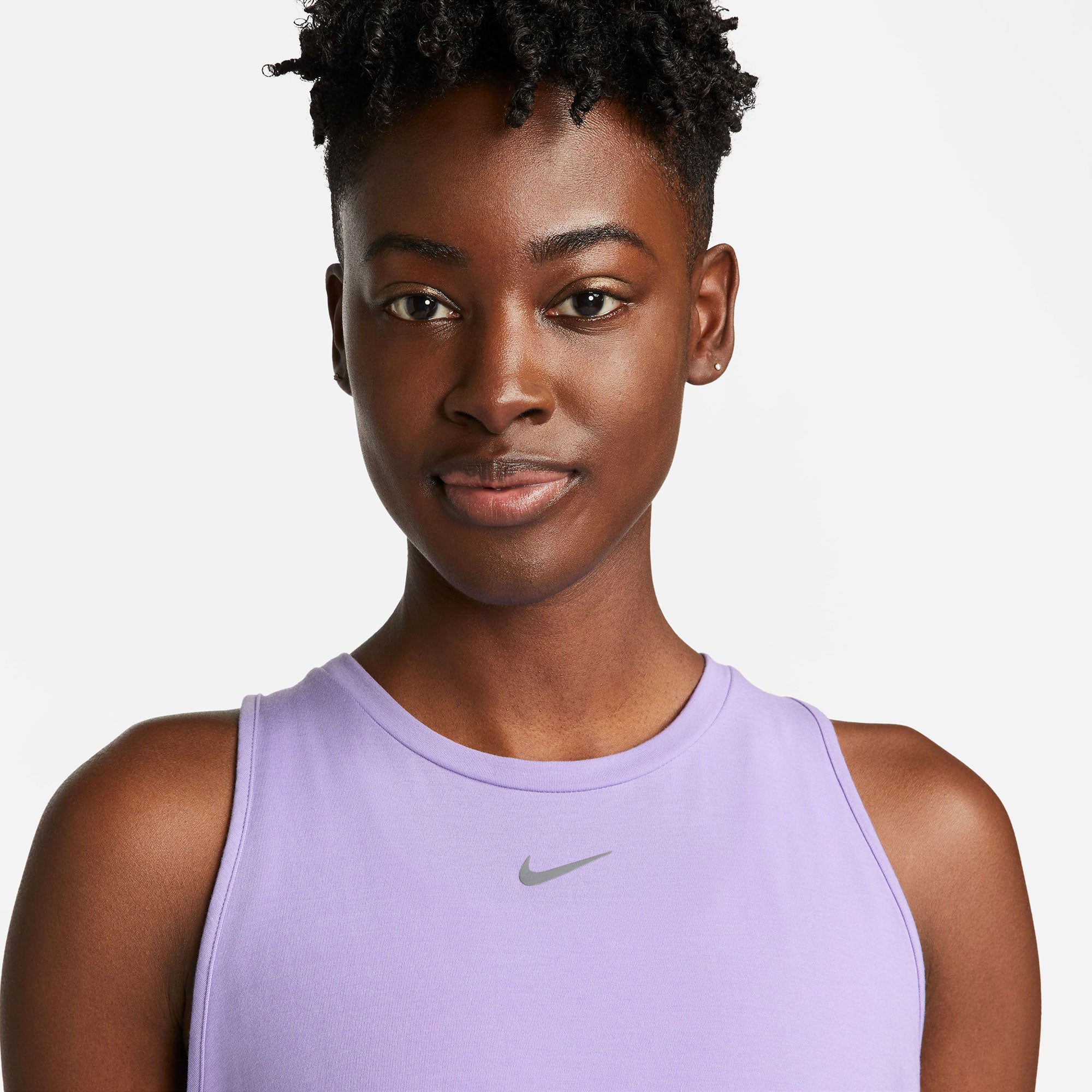 Nike One Luxe Dri-FIT Women's Standard Fit Tank Purple (3)
