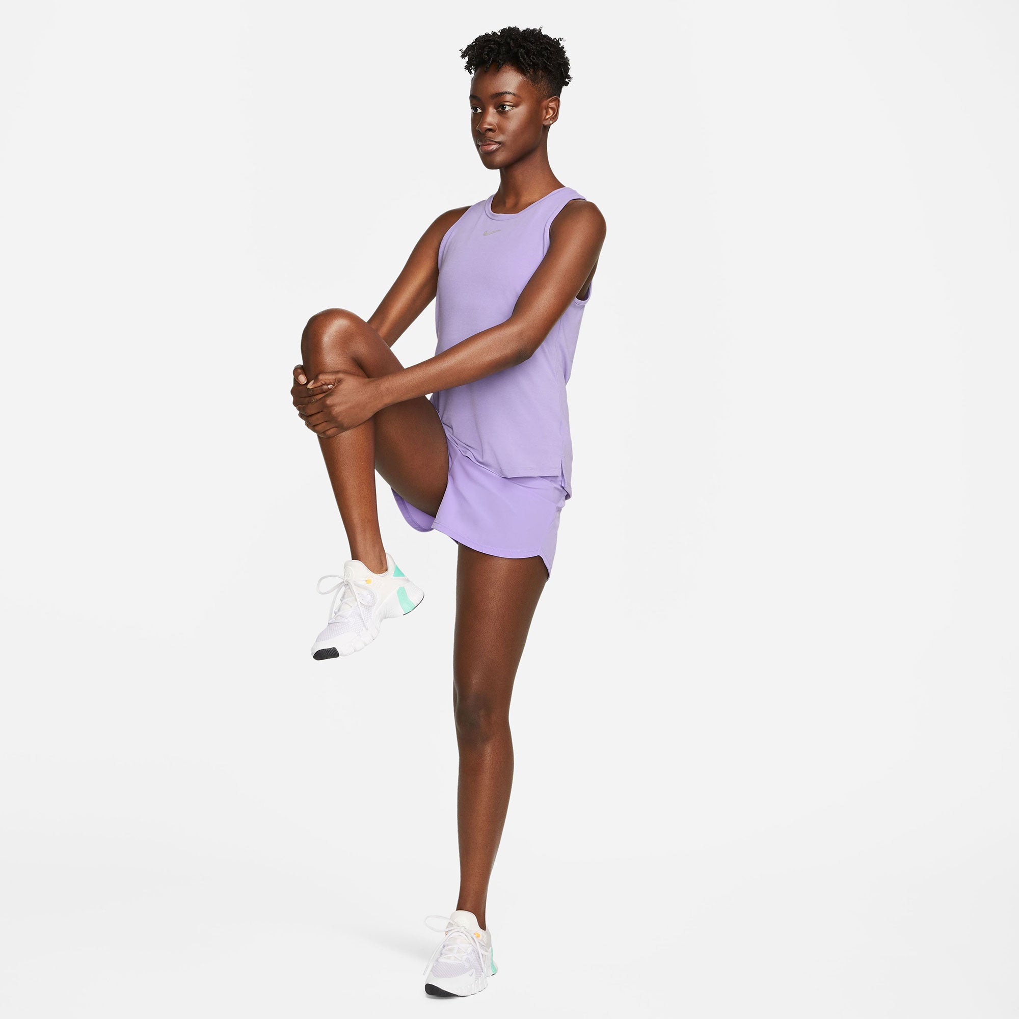 Nike One Luxe Dri-FIT Women's Standard Fit Tank Purple (5)