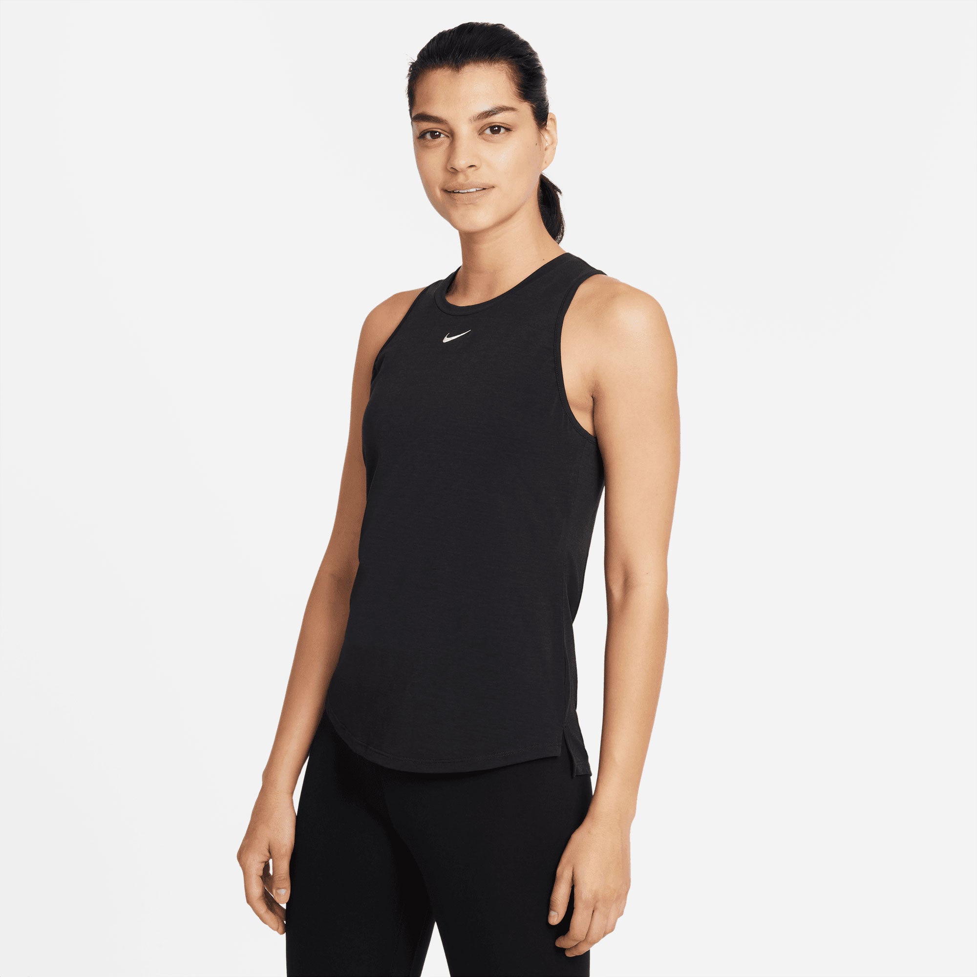 Nike One Luxe Dri-Fit Women's Stardard Fit Tank Black (1)