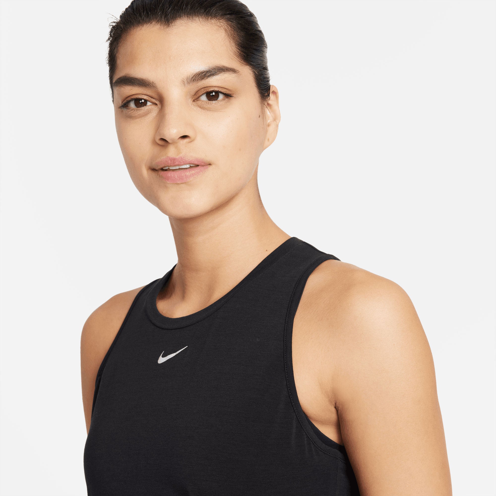 Nike One Luxe Dri-Fit Women's Stardard Fit Tank Black (3)