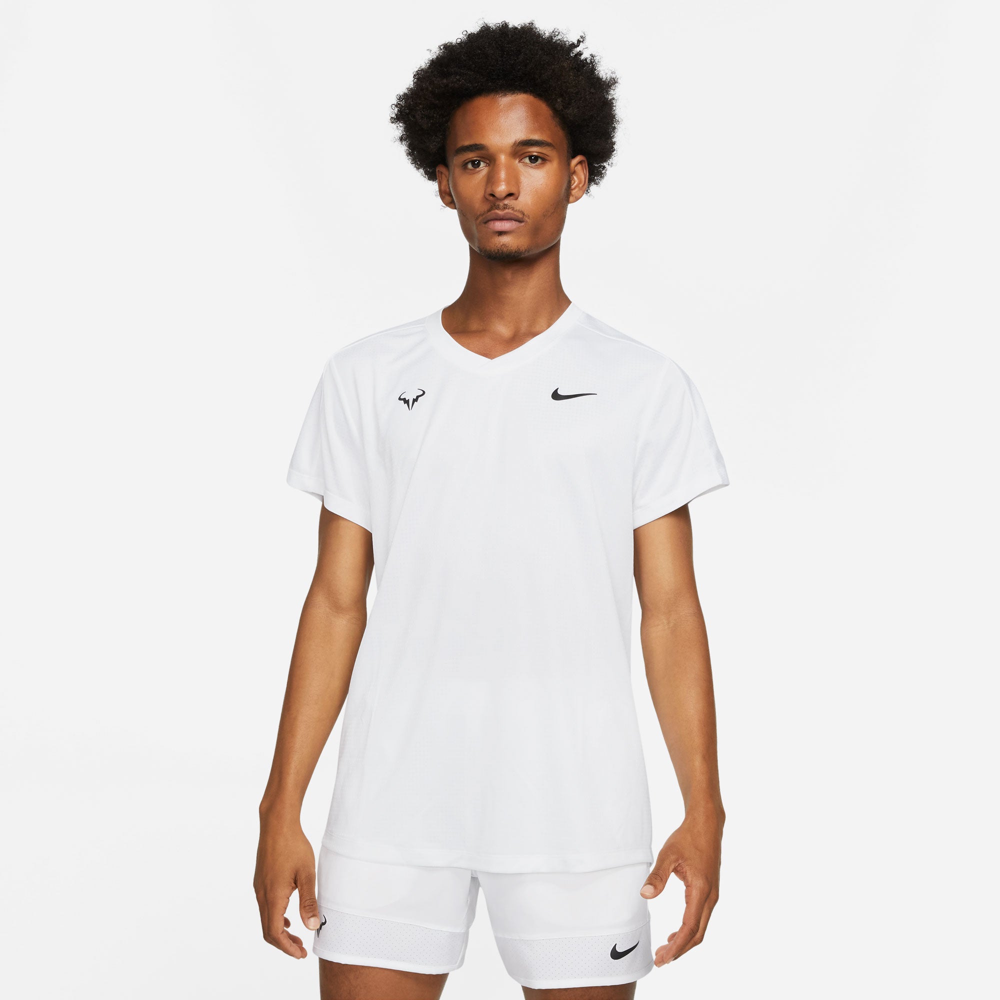 Nike Rafa Dri-FIT Challenger Men's Tennis Shirt White (1)