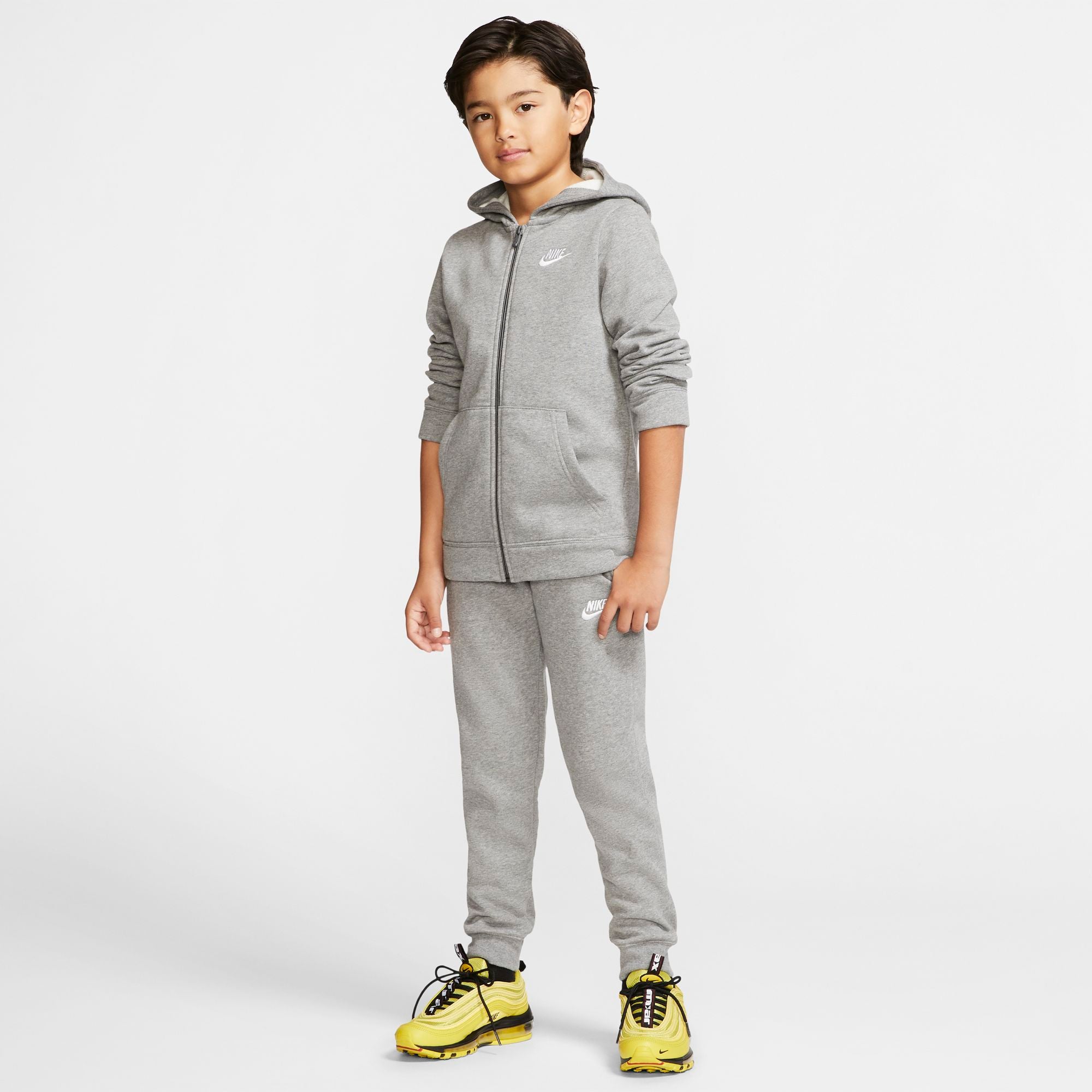 Nike Nike Sportswear Kids' Tracksuit Grey (1)