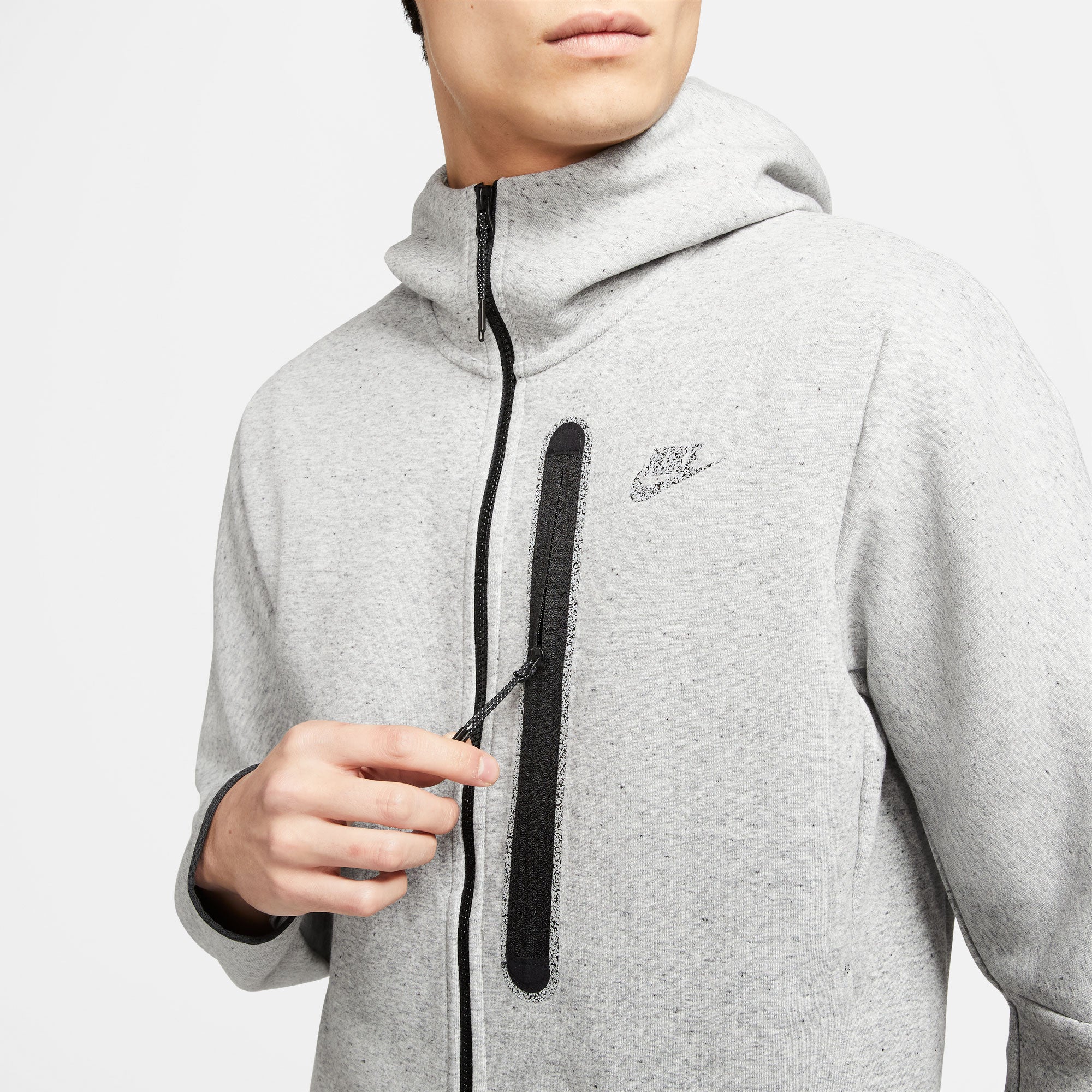 Nike Tech Fleece HD Revival Men's Full-Zip Hoodie Black (4)