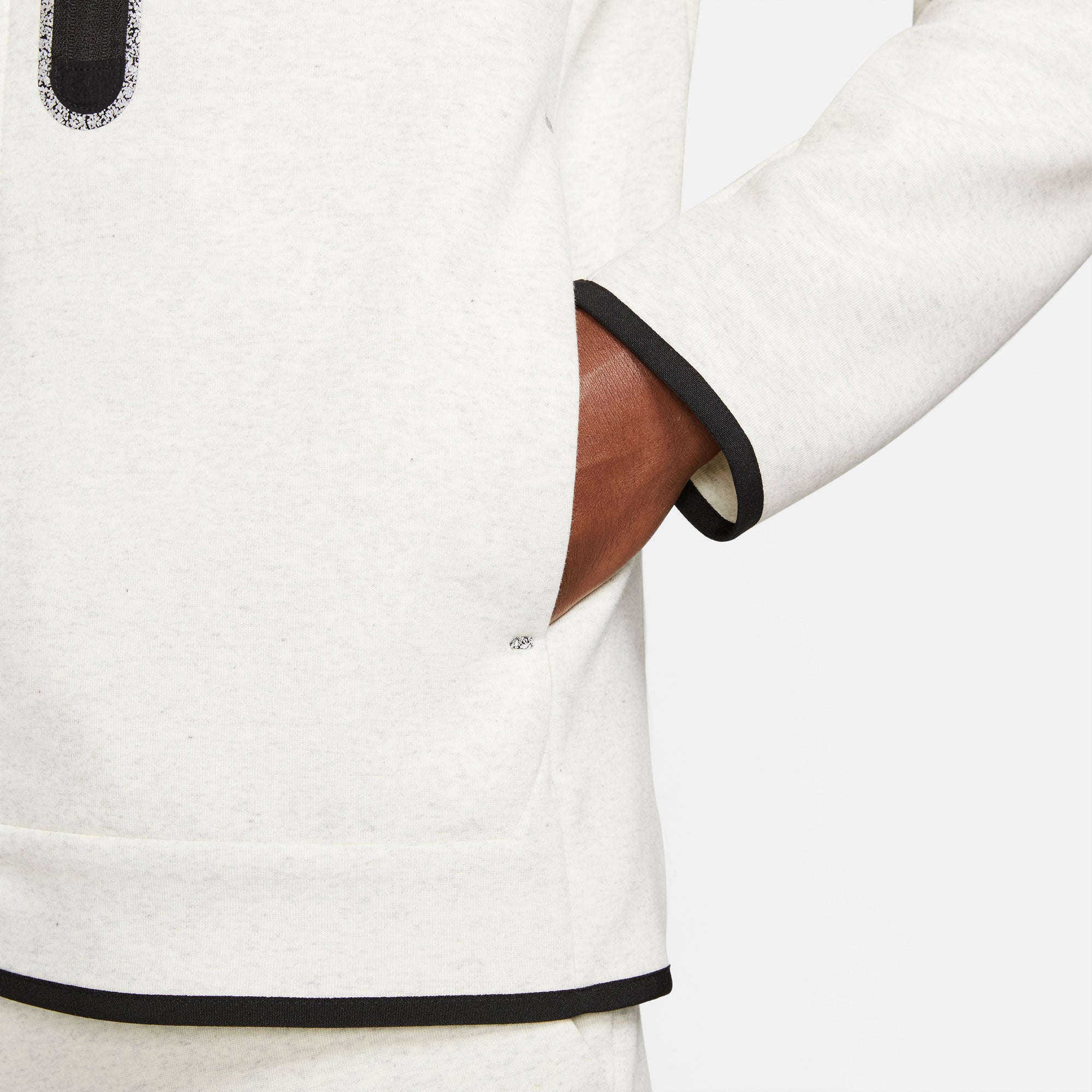 Nike Tech Fleece HD Revival Men's Full-Zip Hoodie White (5)