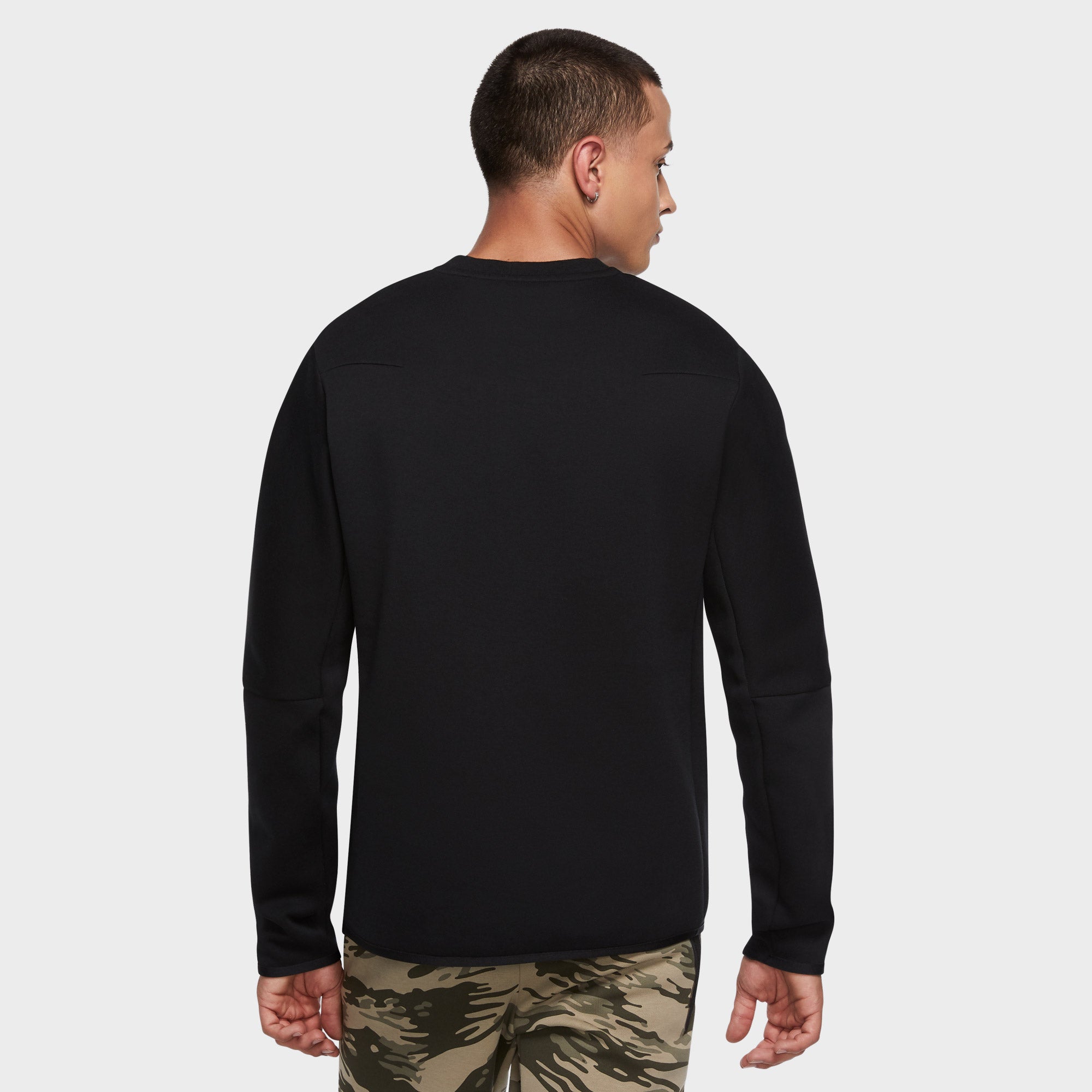 Nike Tech Fleece Men's Crew Sweater Black (2)