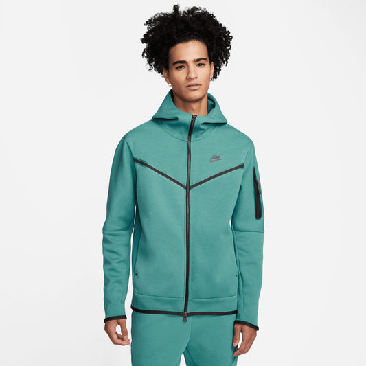Nike Tech Fleece Men's Full-Zip Hoodie Green (1)