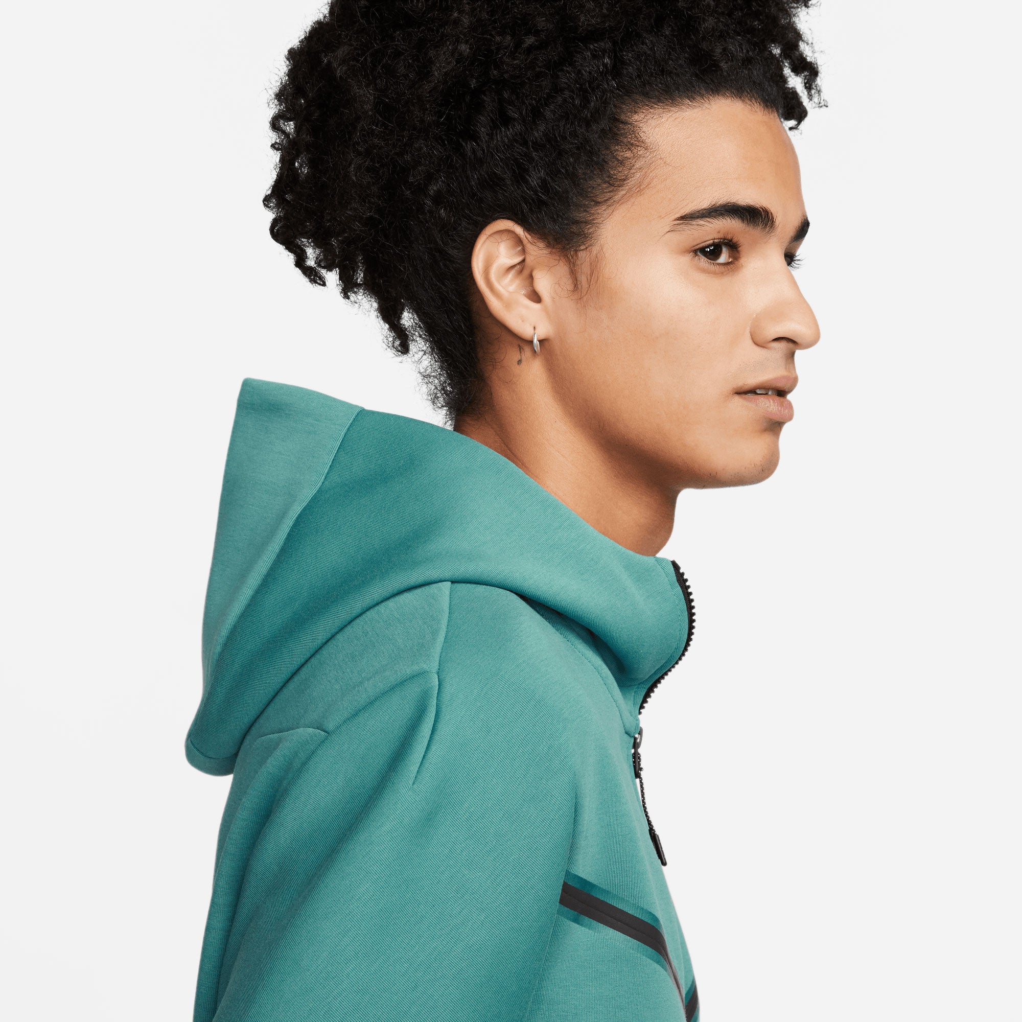 Nike Tech Fleece Men's Full-Zip Hoodie Green (7)