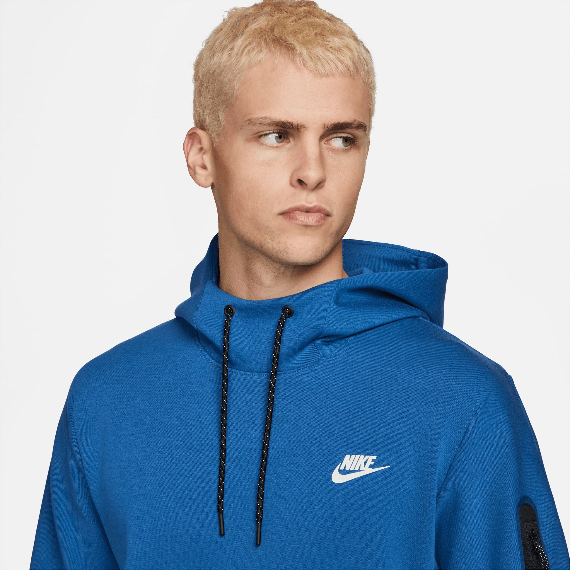 Nike Tech Fleece Men's Pullover Hoodie Blue (3)