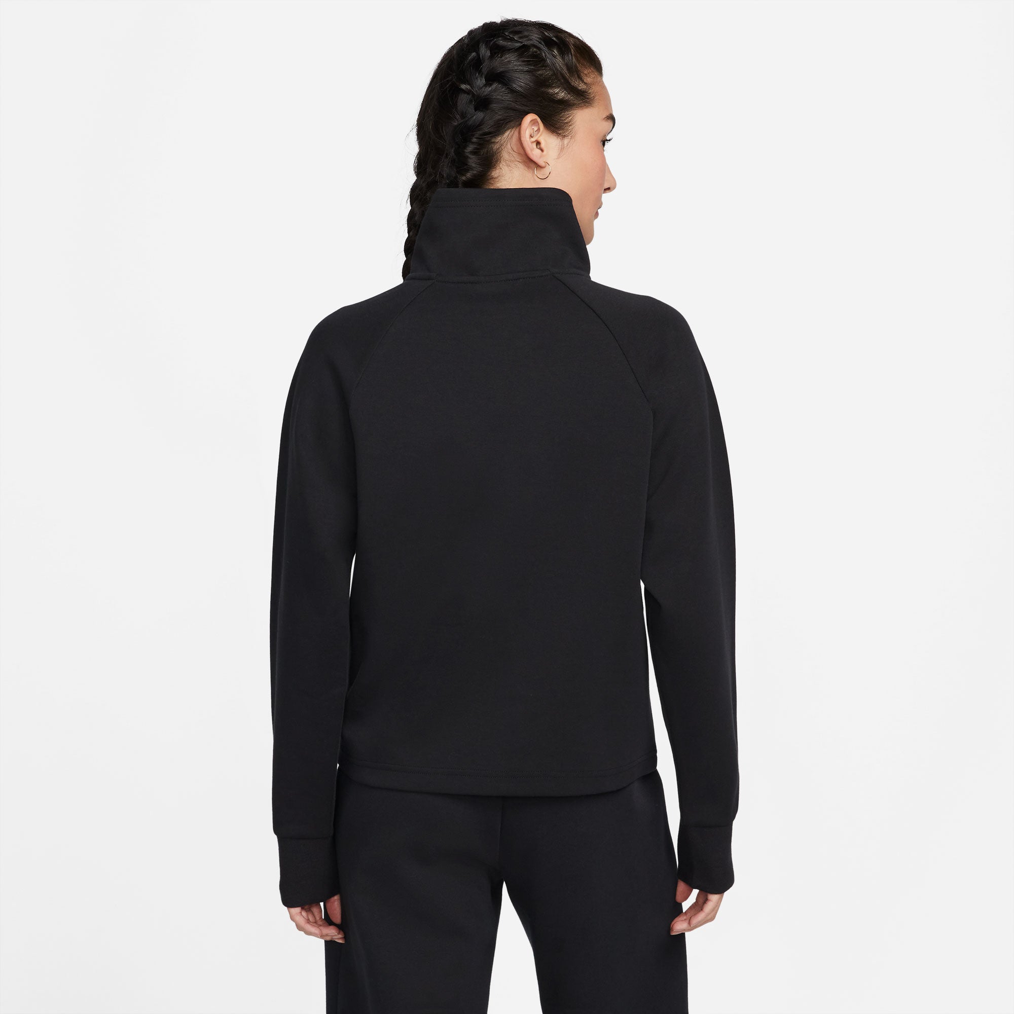 Nike Tech Fleece Women's 1/4-Zip Top Black (2)
