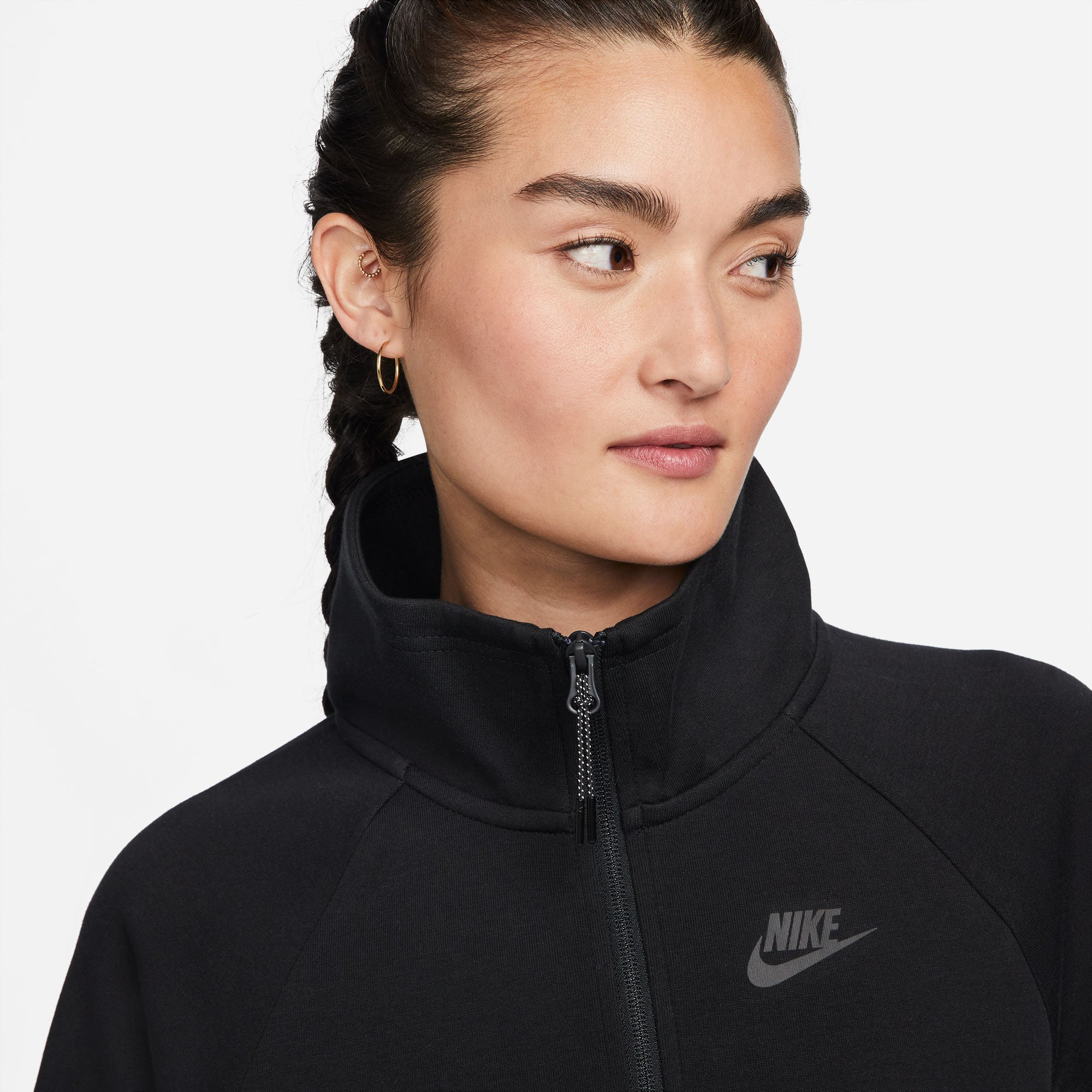 Nike Tech Fleece Women's 1/4-Zip Top Black (4)