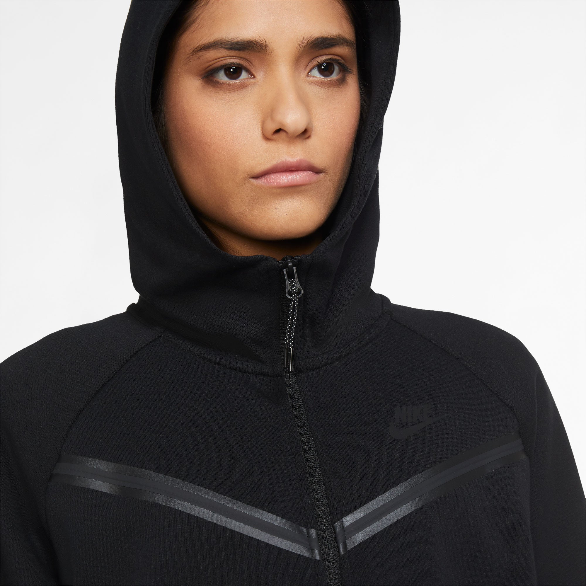 Nike Tech Fleece Women's Full-Zip Hoodie Black (4)