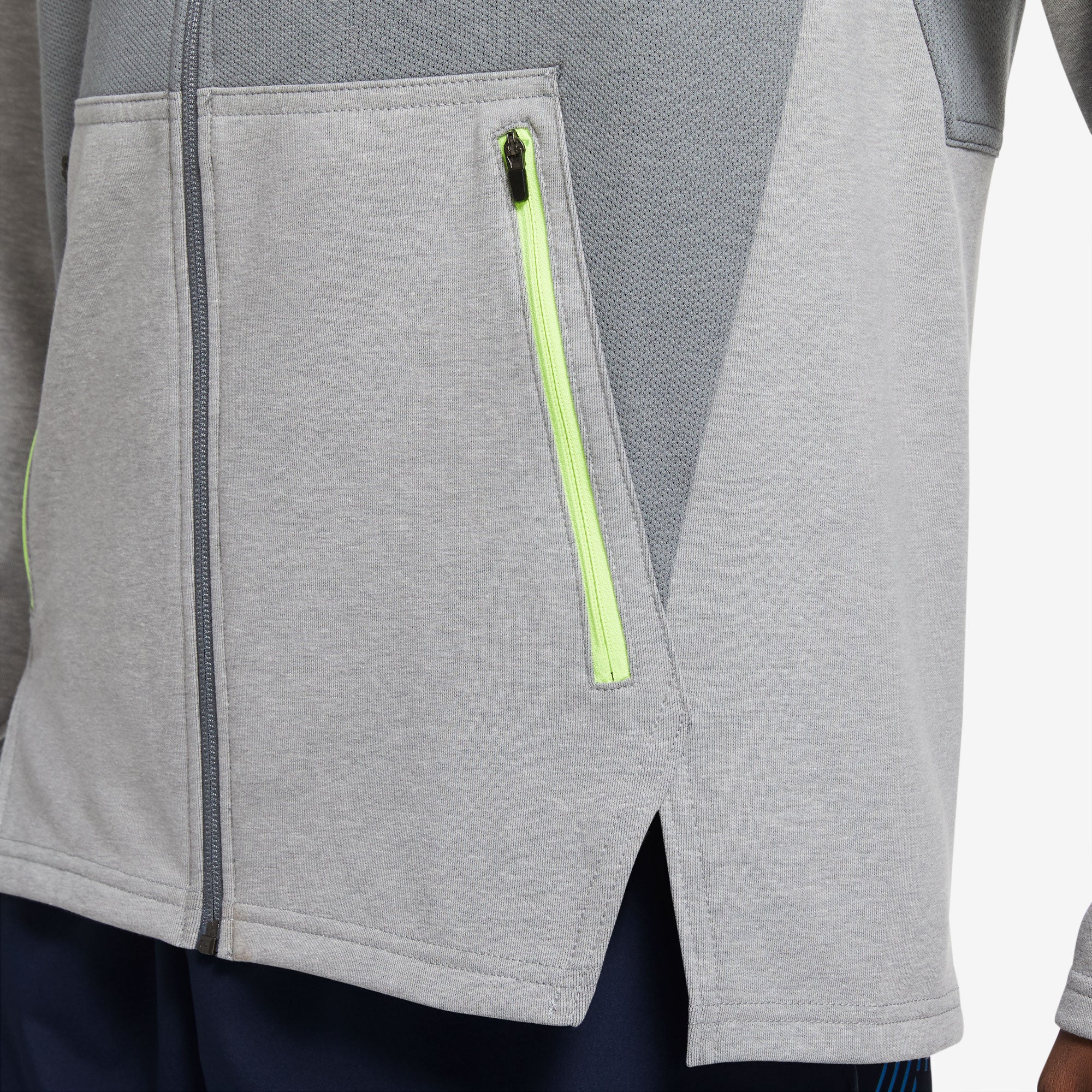 Nike Therma Fit Men's Full-Zip Training Hoodie Grey (3)