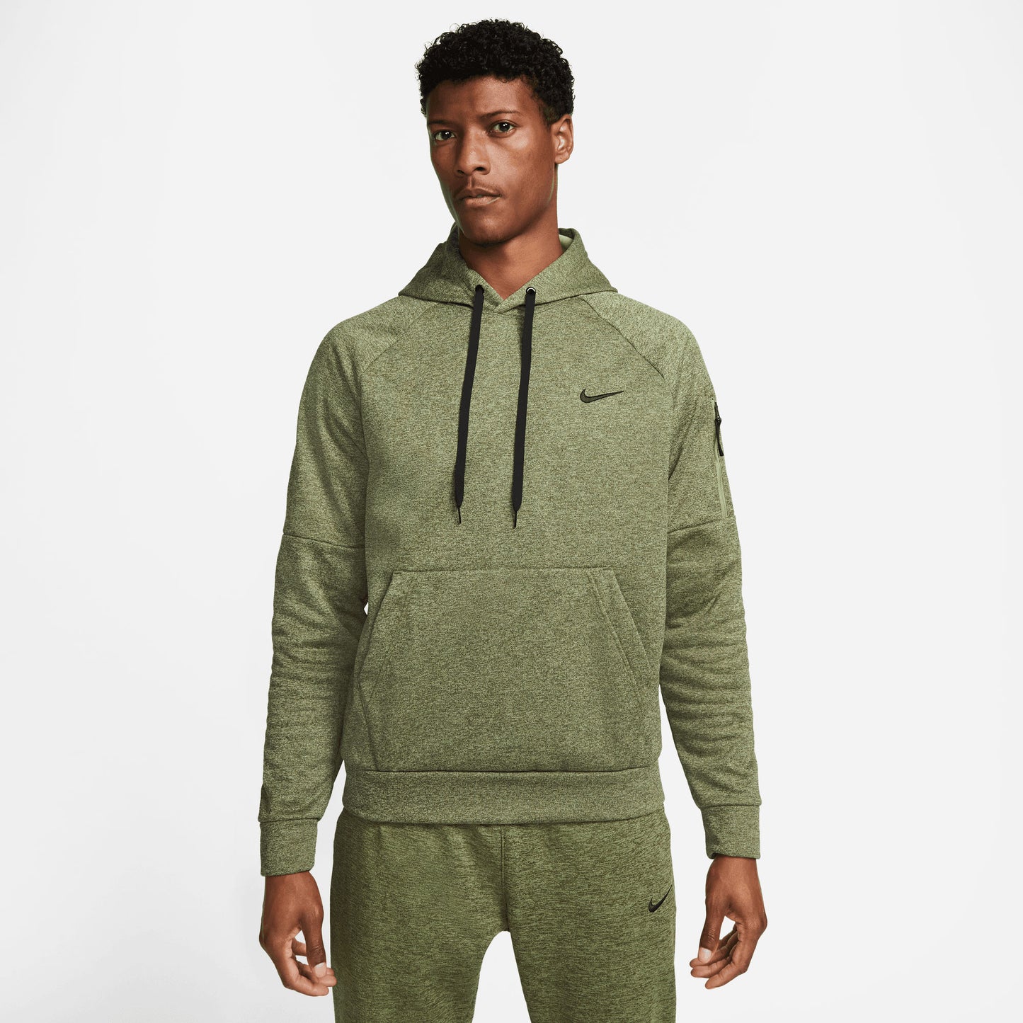 Nike Therma-FIT Men's Pullover Hoodie Green (1)